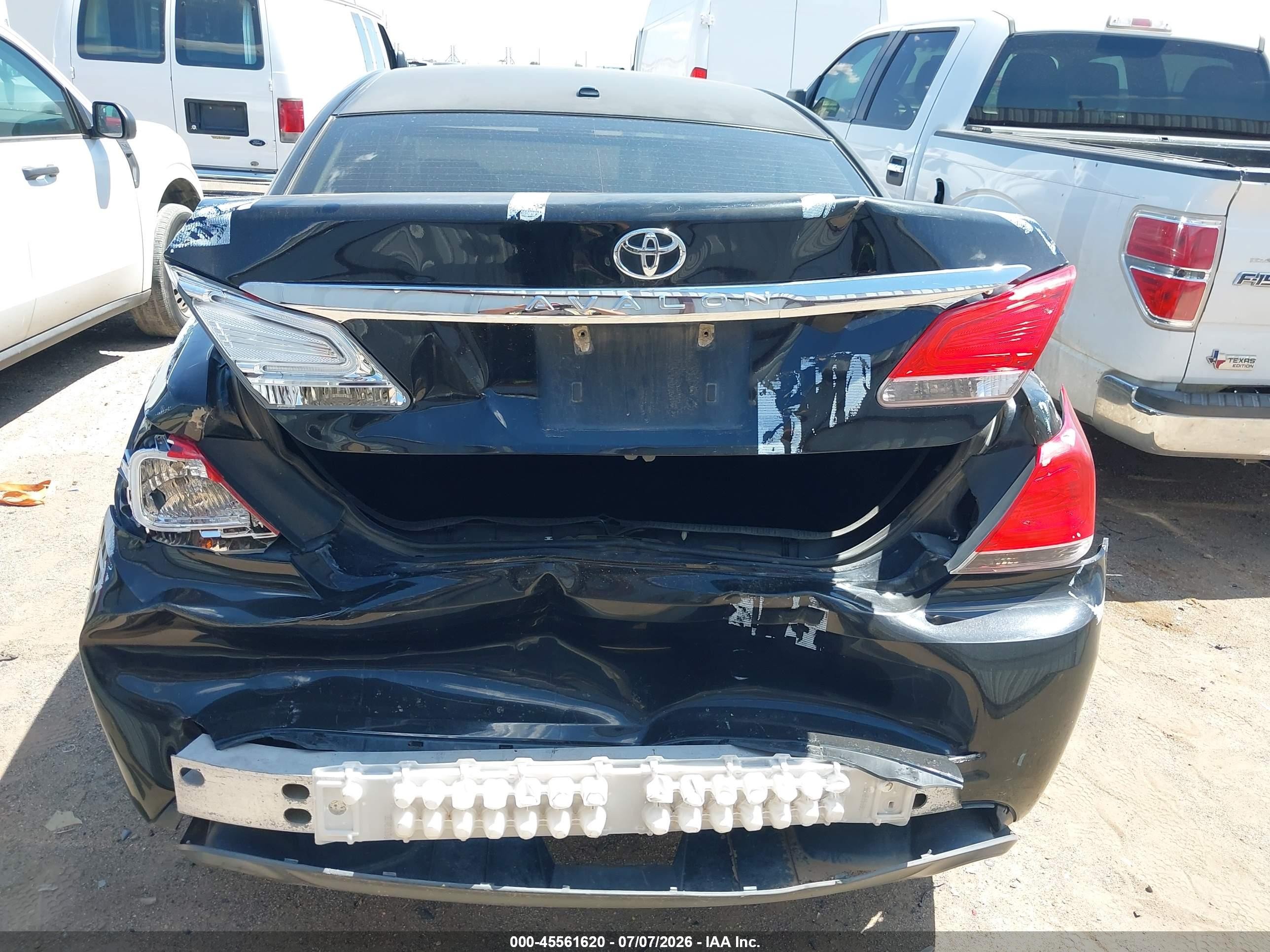 2011 Toyota Avalon Limited Black vin: 4T1BK3DB8BU422167