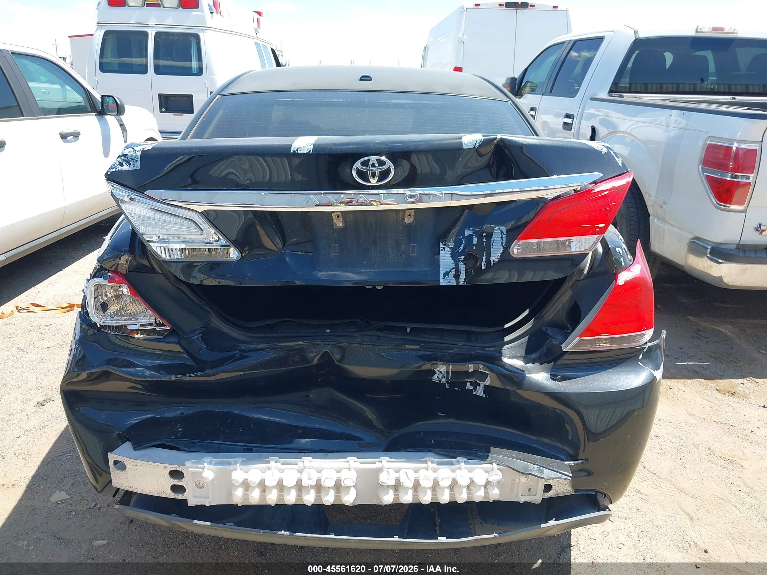 2011 Toyota Avalon Limited Black vin: 4T1BK3DB8BU422167