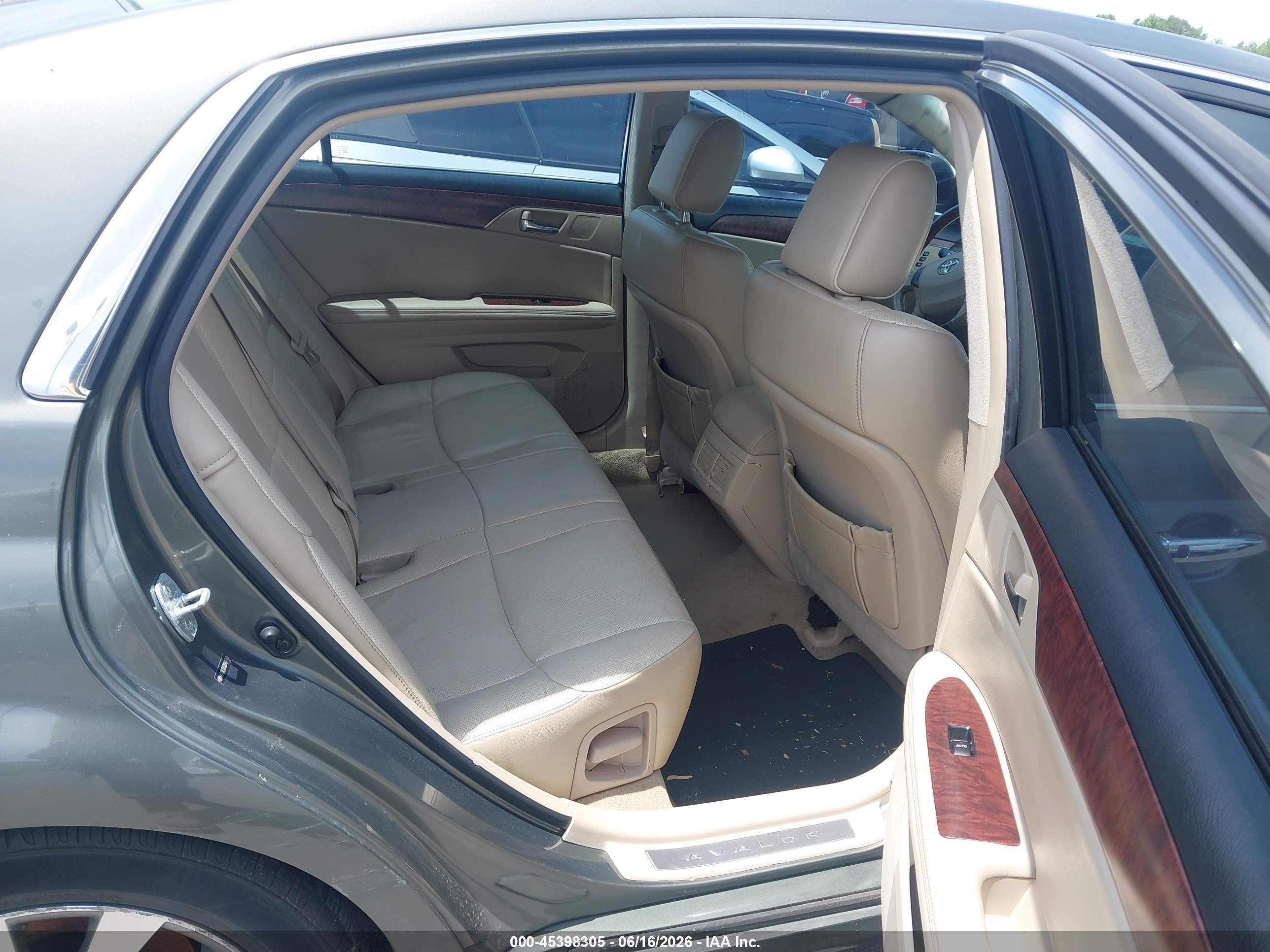2011 Toyota Avalon Limited Зеленый vin: 4T1BK3DB8BU426560