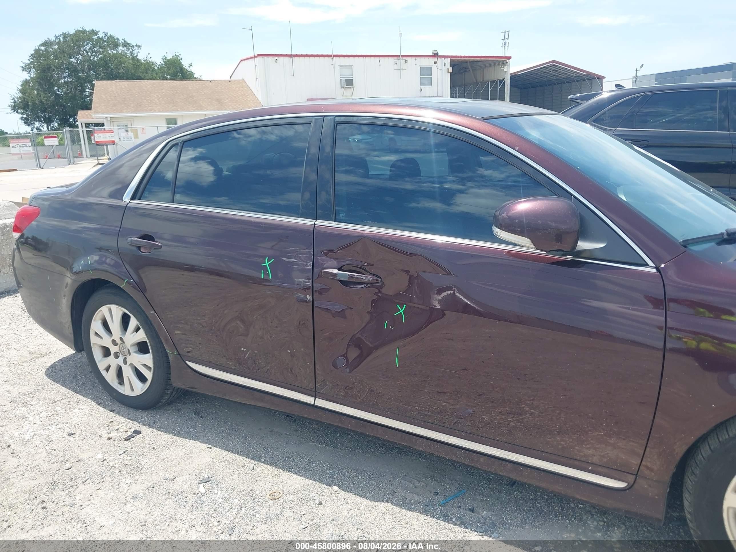 2011 Toyota Avalon   Фиолетовый vin: 4T1BK3DB8BU439728