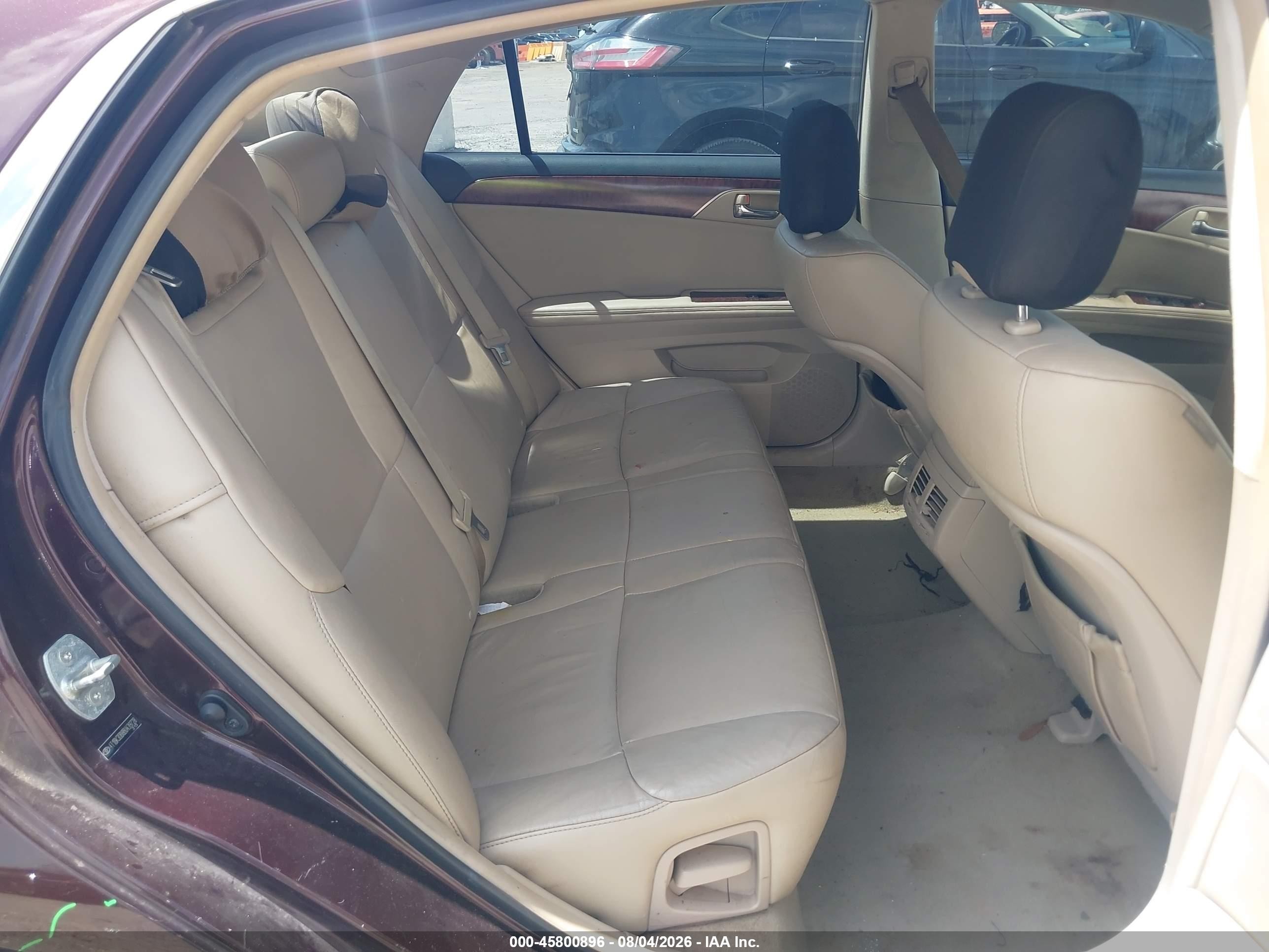 2011 Toyota Avalon   Фиолетовый vin: 4T1BK3DB8BU439728