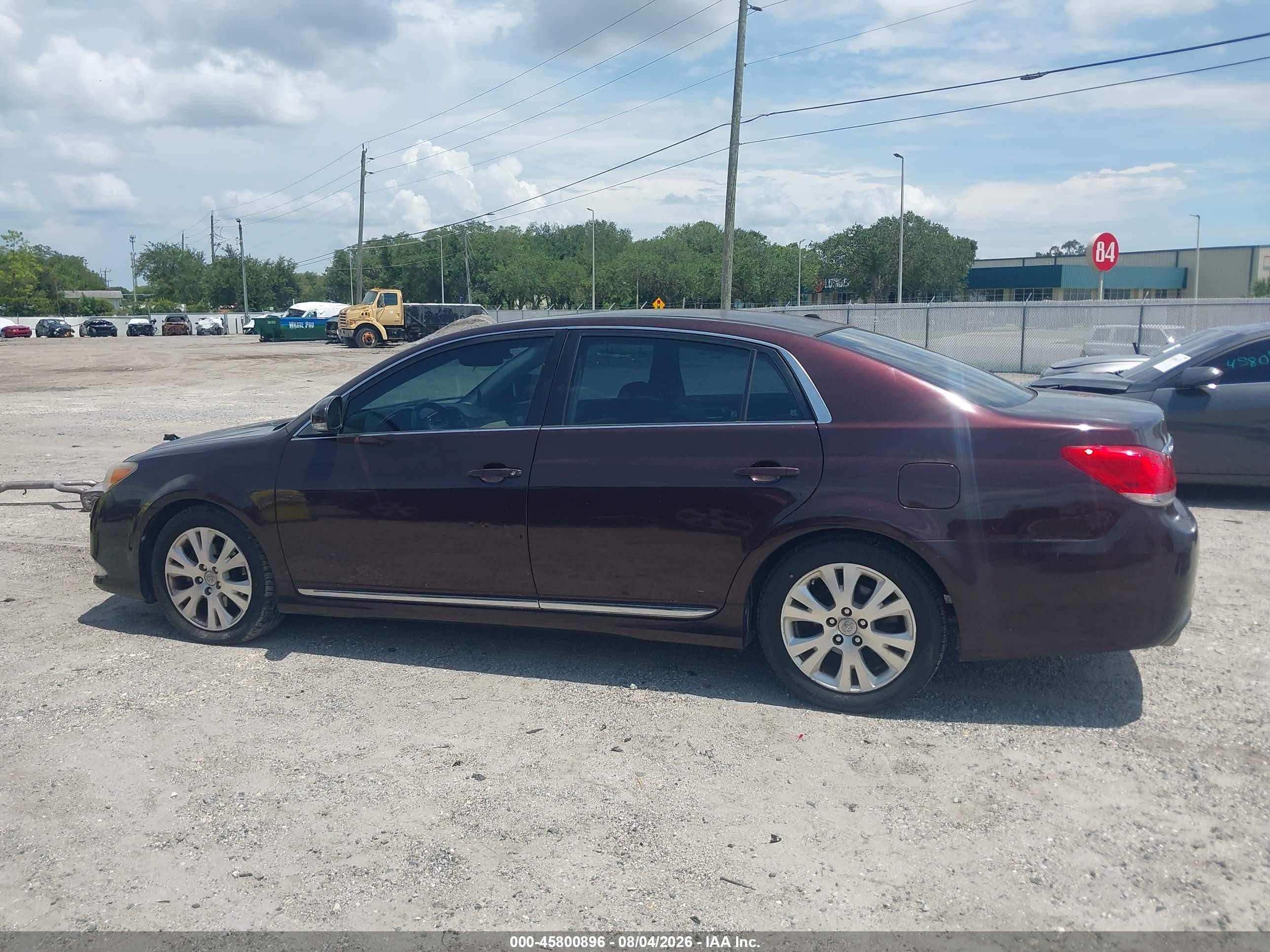 2011 Toyota Avalon   Фиолетовый vin: 4T1BK3DB8BU439728
