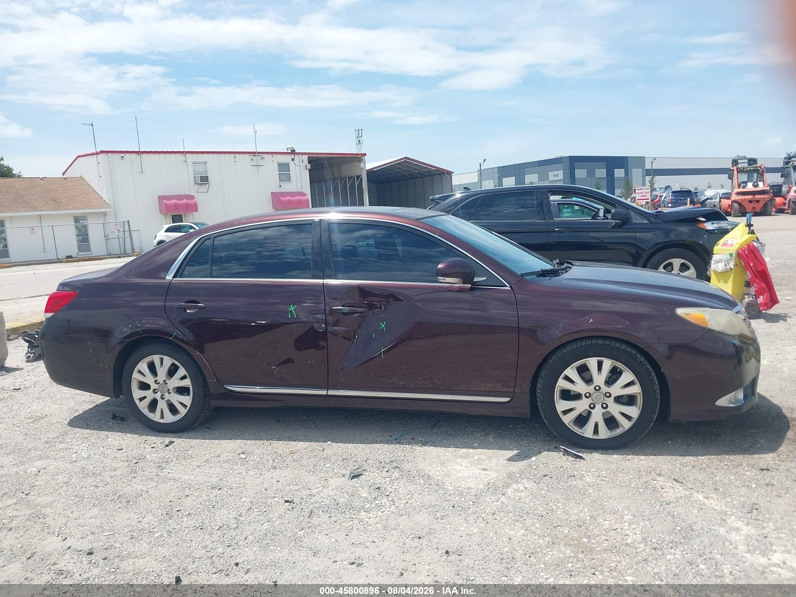 2011 Toyota Avalon   Фиолетовый vin: 4T1BK3DB8BU439728