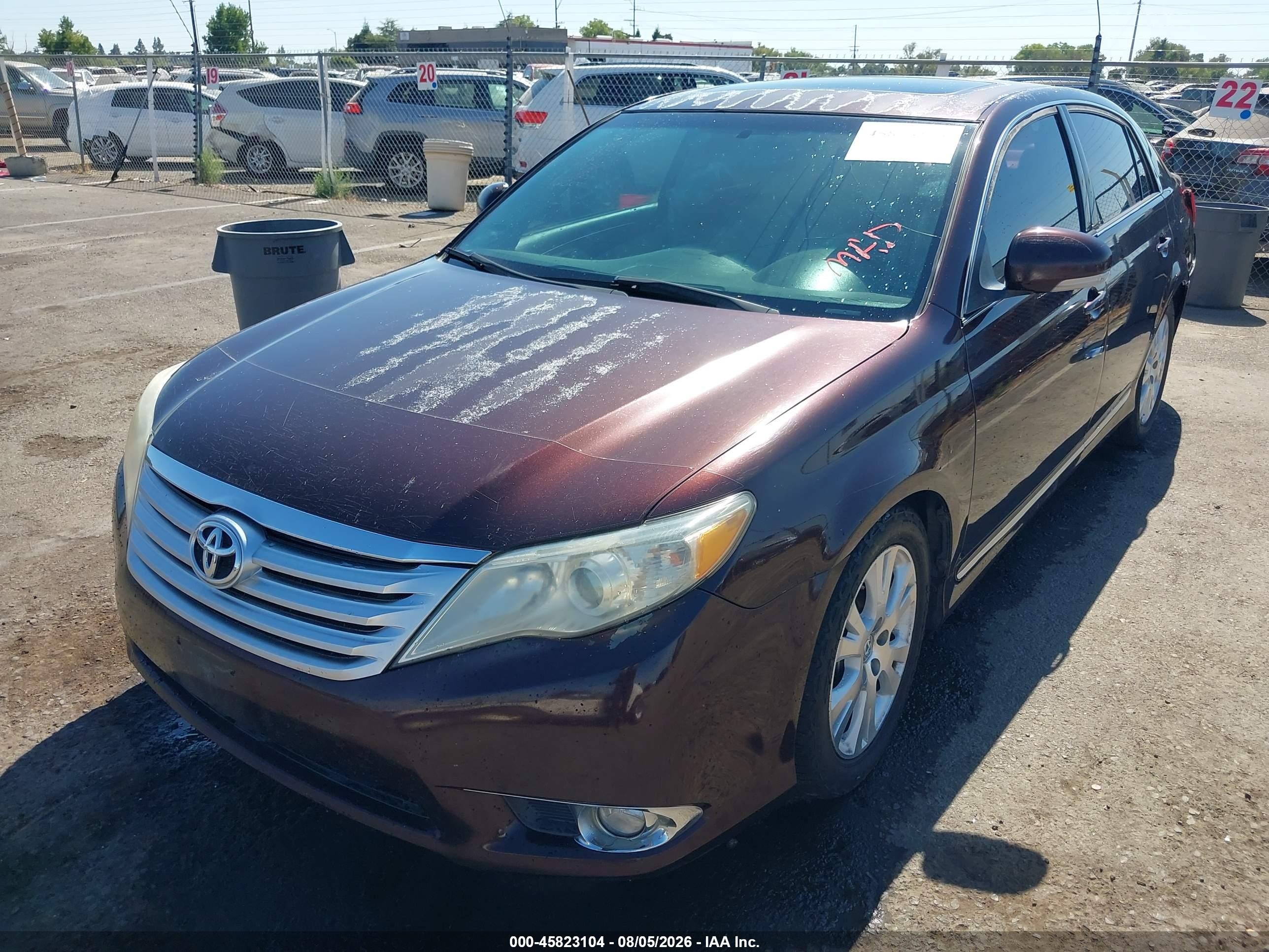 2012 Toyota Avalon   Maroon vin: 4T1BK3DB8CU462685