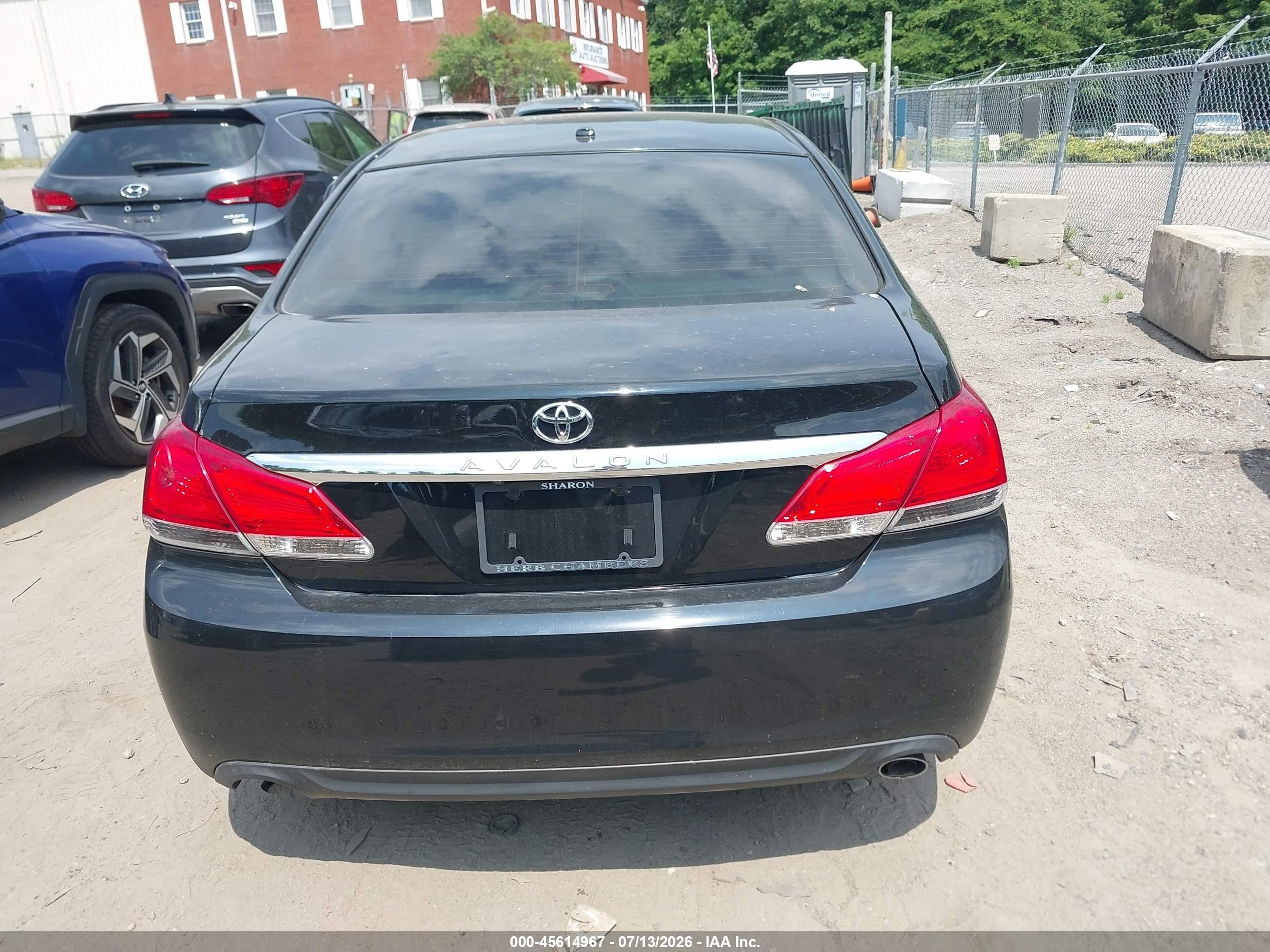 2012 Toyota Avalon Limited Black vin: 4T1BK3DB8CU473007
