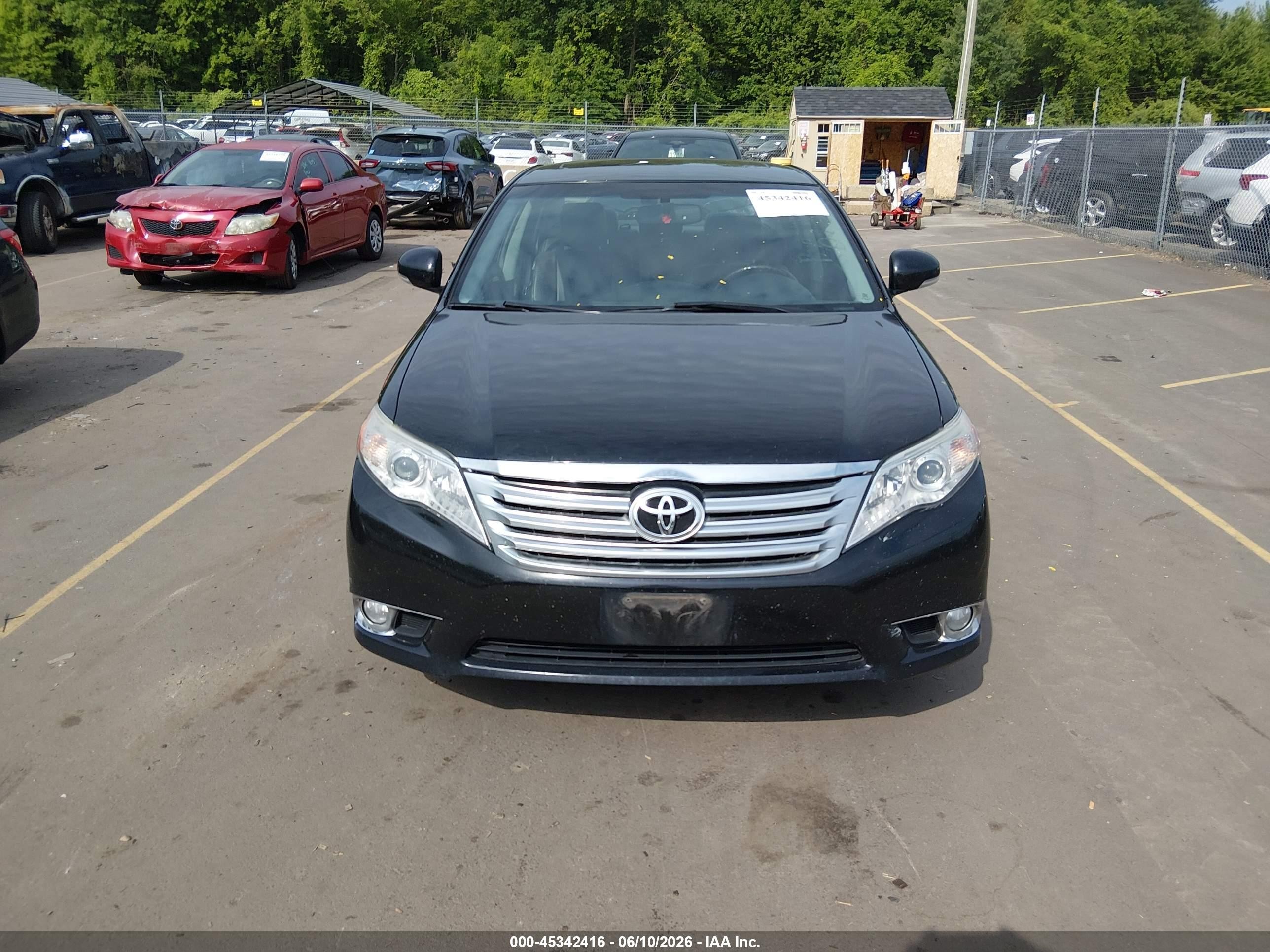 2011 Toyota Avalon Limited Black vin: 4T1BK3DB9BU374436