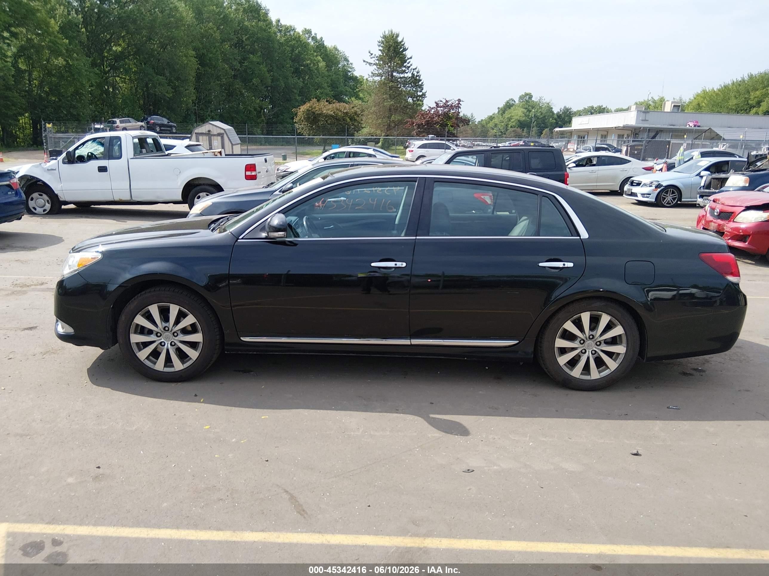 2011 Toyota Avalon Limited Black vin: 4T1BK3DB9BU374436