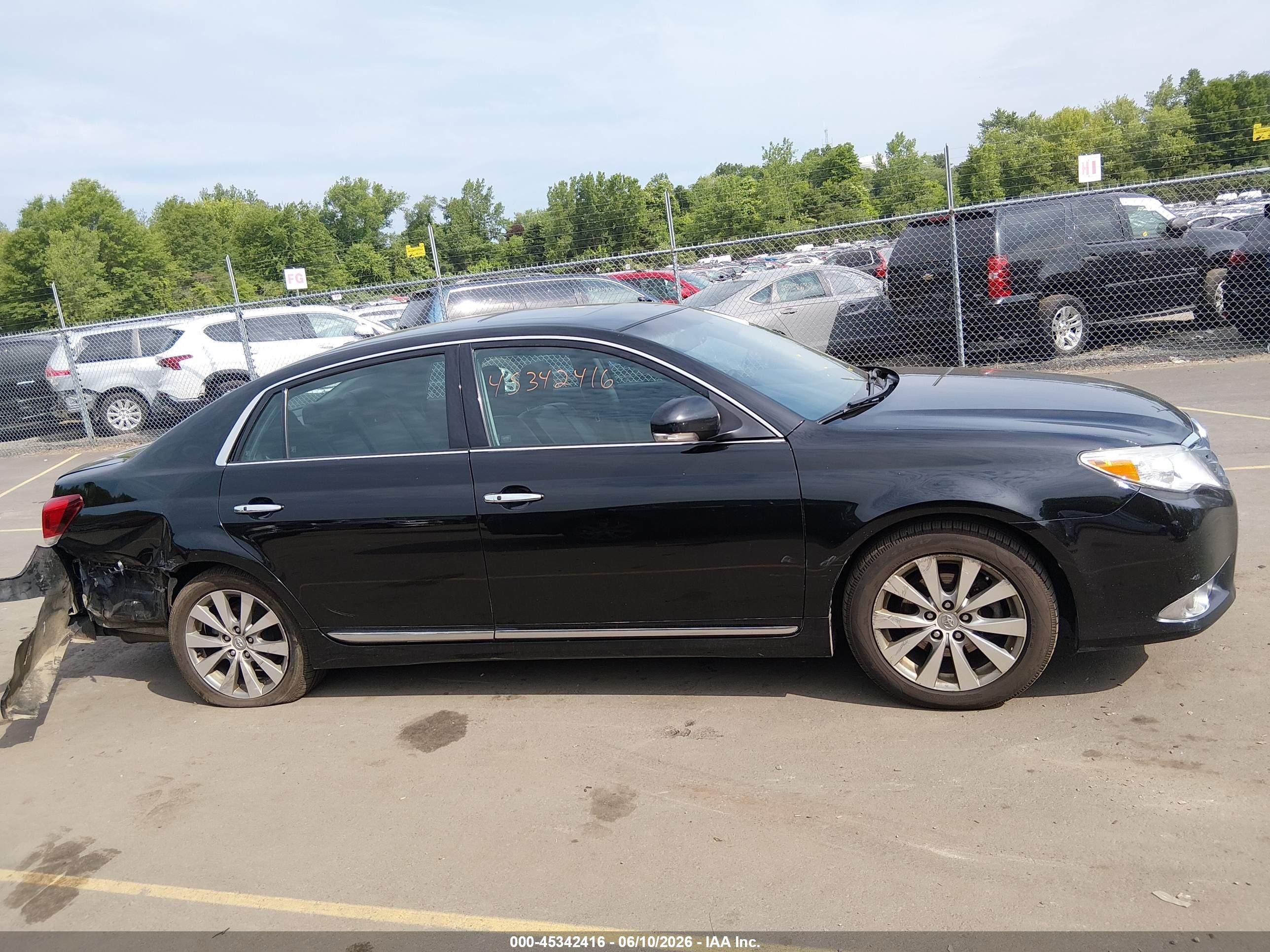 2011 Toyota Avalon Limited Black vin: 4T1BK3DB9BU374436