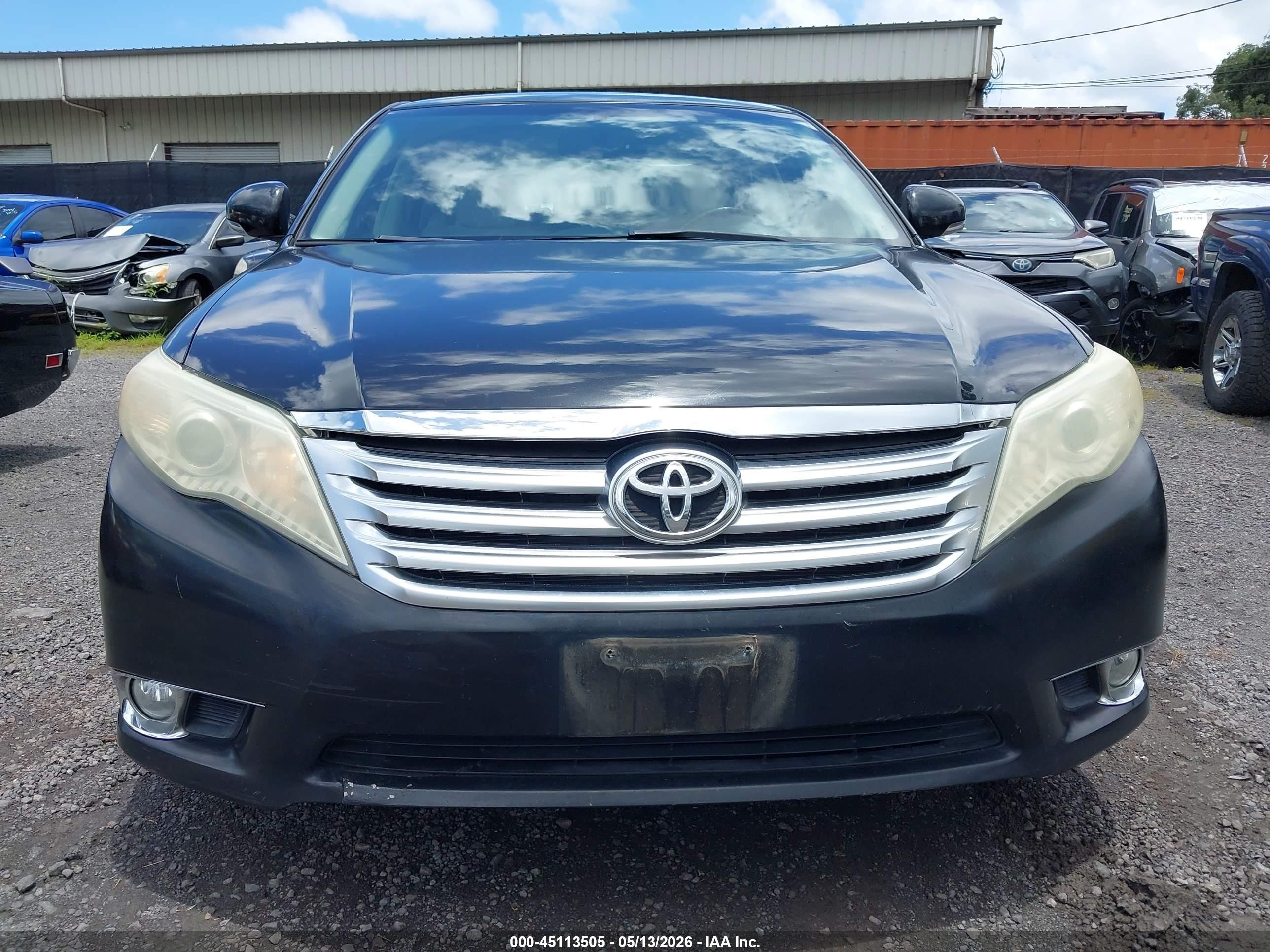 2011 Toyota Avalon Limited Black vin: 4T1BK3DB9BU377725