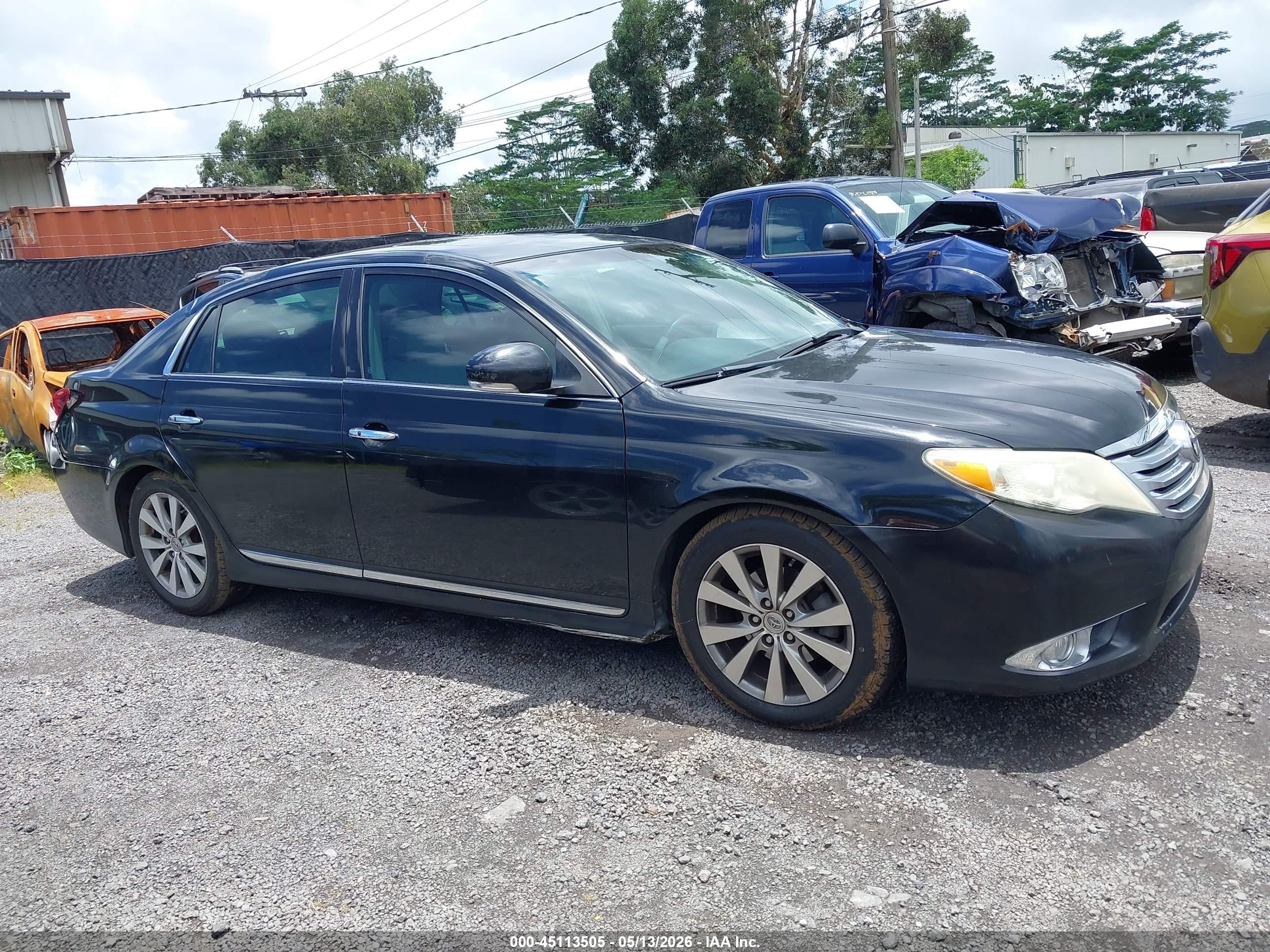 2011 Toyota Avalon Limited Black vin: 4T1BK3DB9BU377725