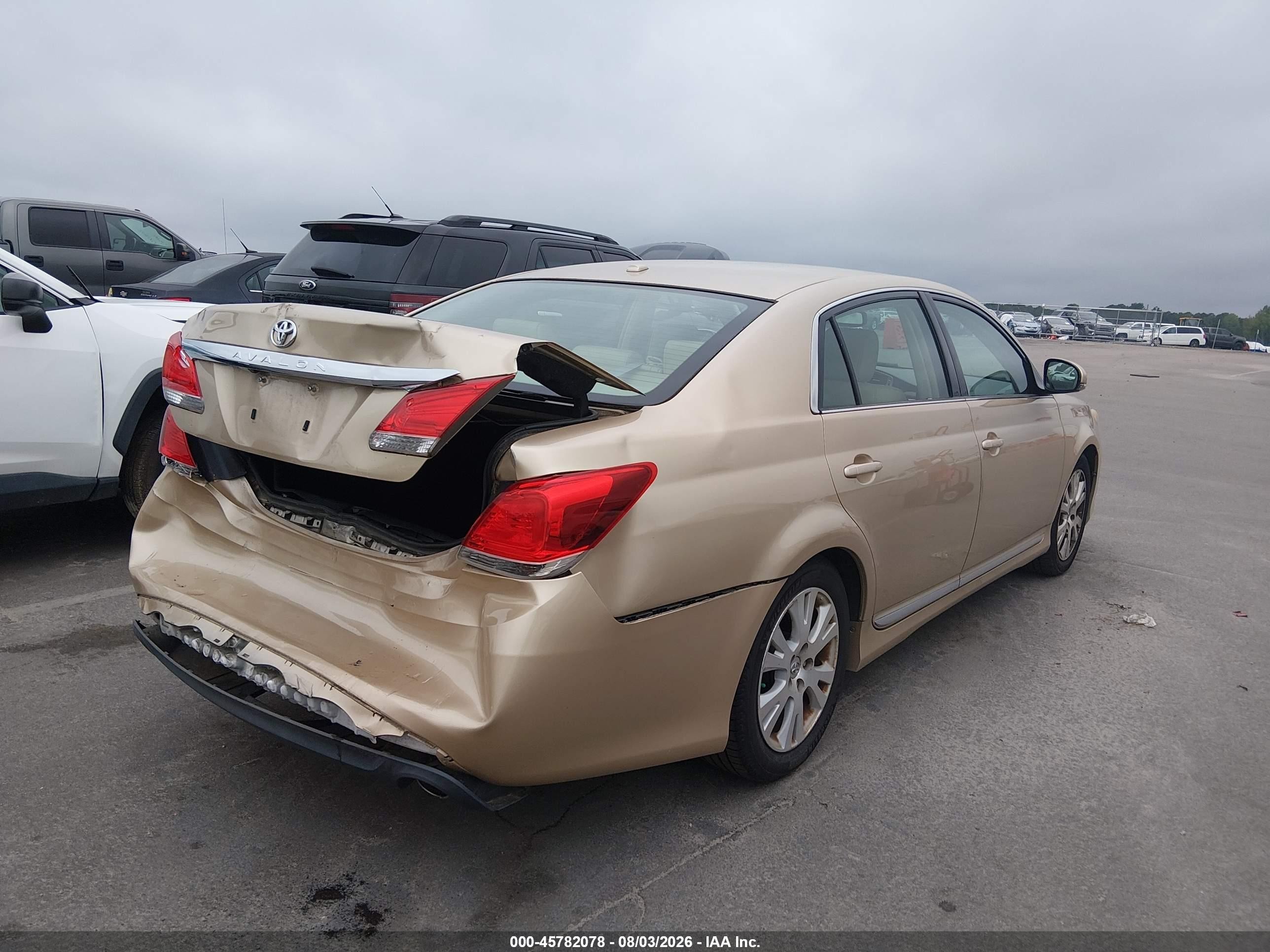 2011 Toyota Avalon Champagne vin: 4T1BK3DB9BU378650