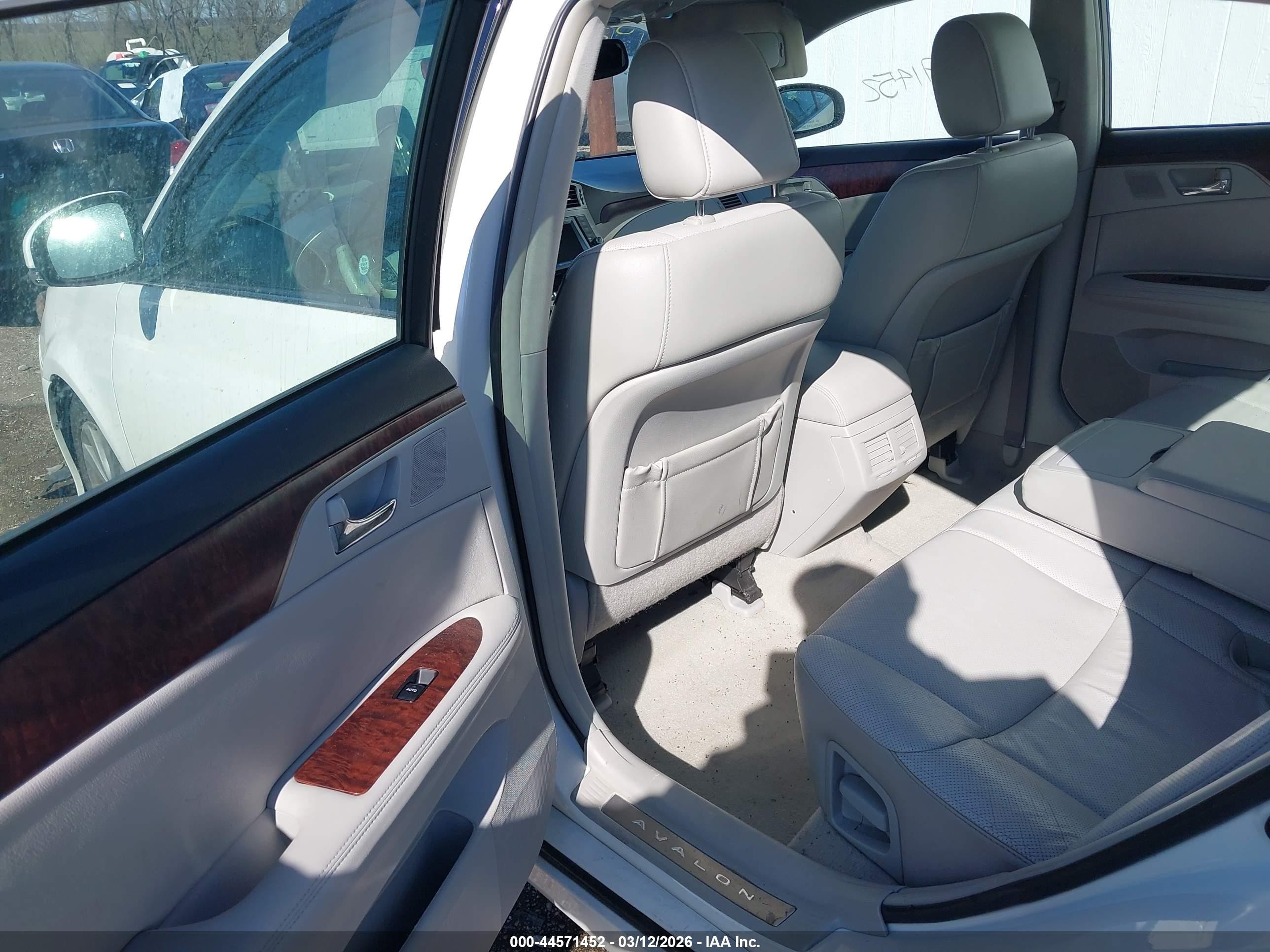 2011 Toyota Avalon Limited Белый vin: 4T1BK3DB9BU382262