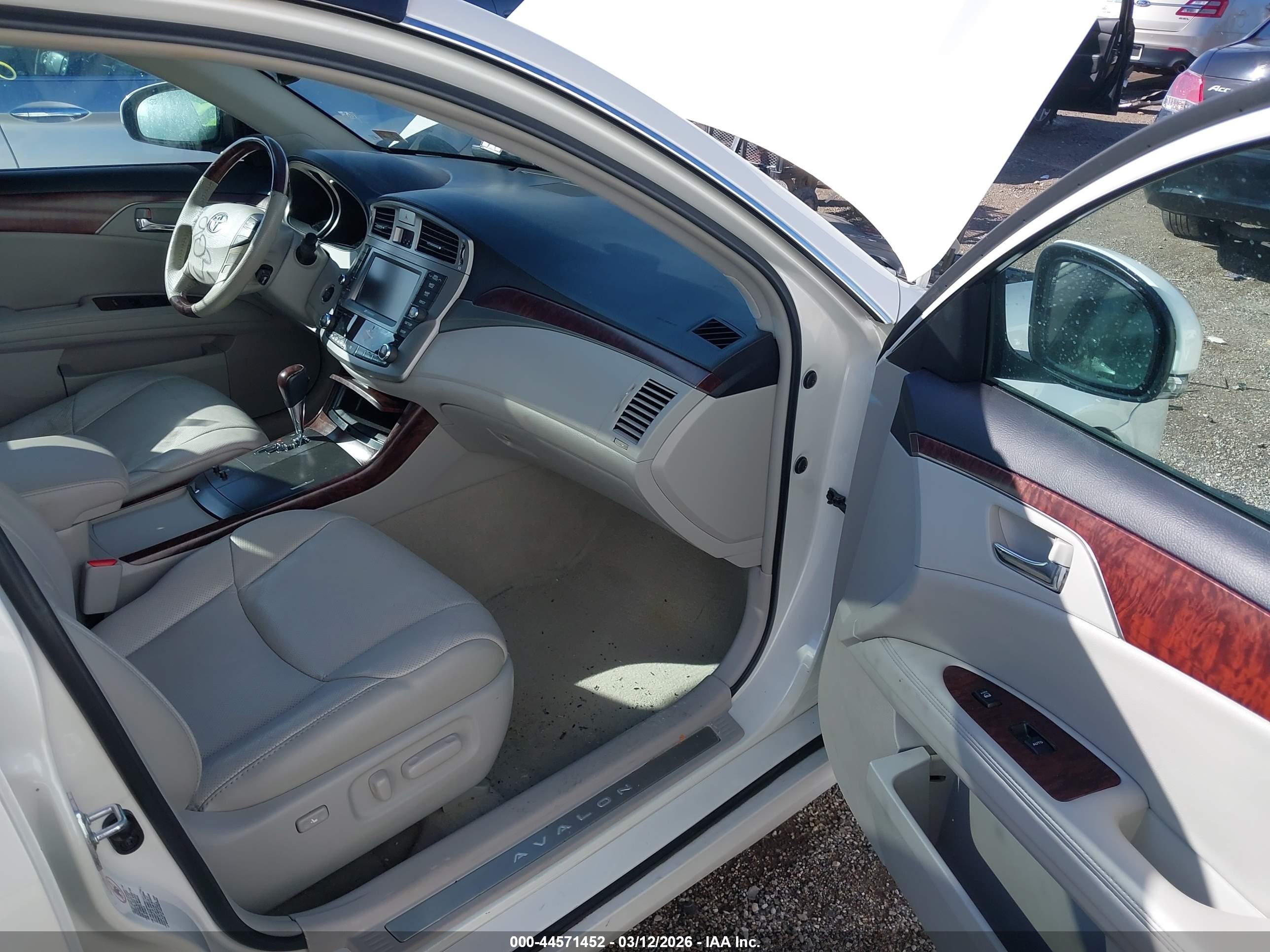 2011 Toyota Avalon Limited Белый vin: 4T1BK3DB9BU382262