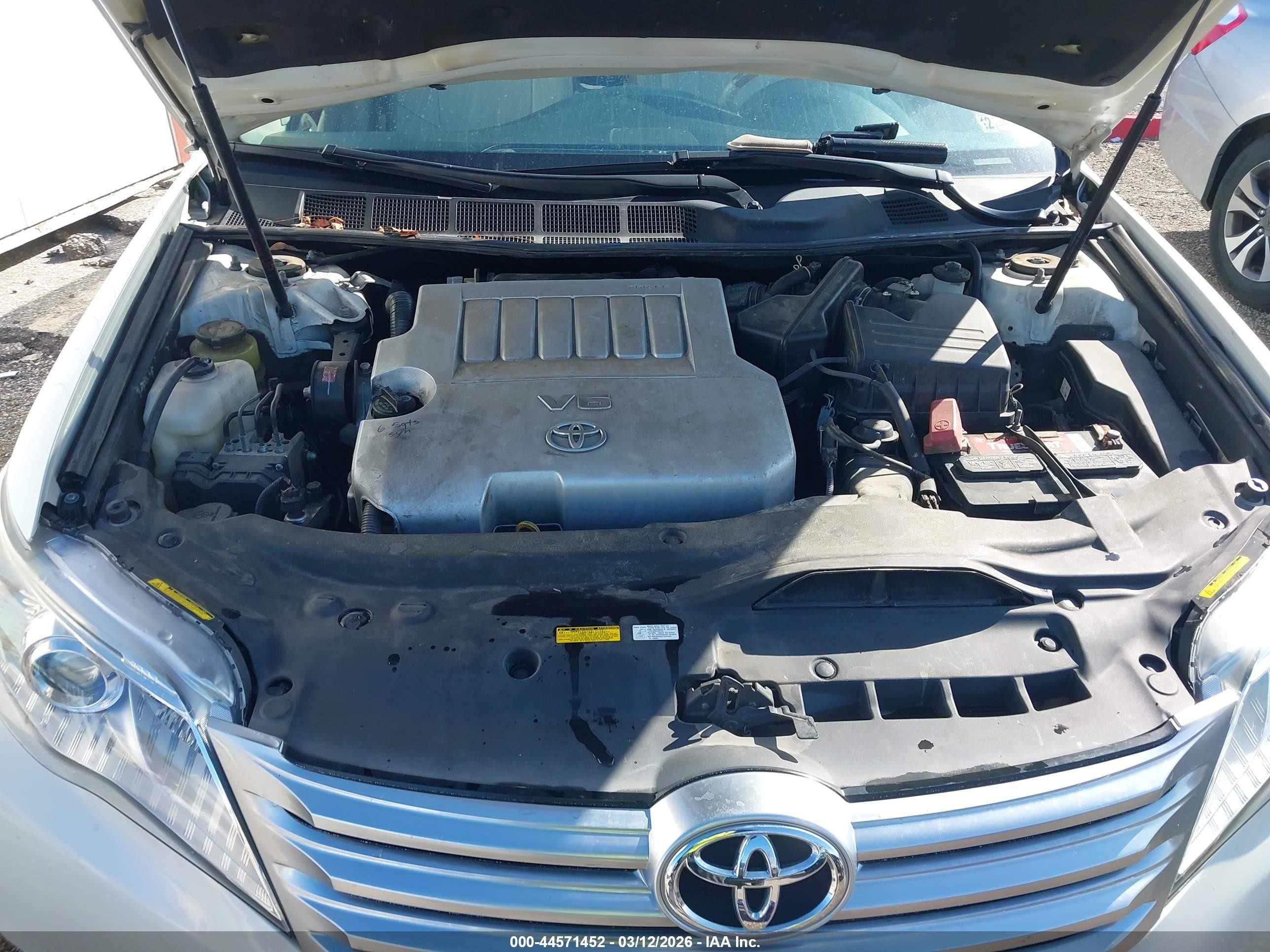 2011 Toyota Avalon Limited Белый vin: 4T1BK3DB9BU382262