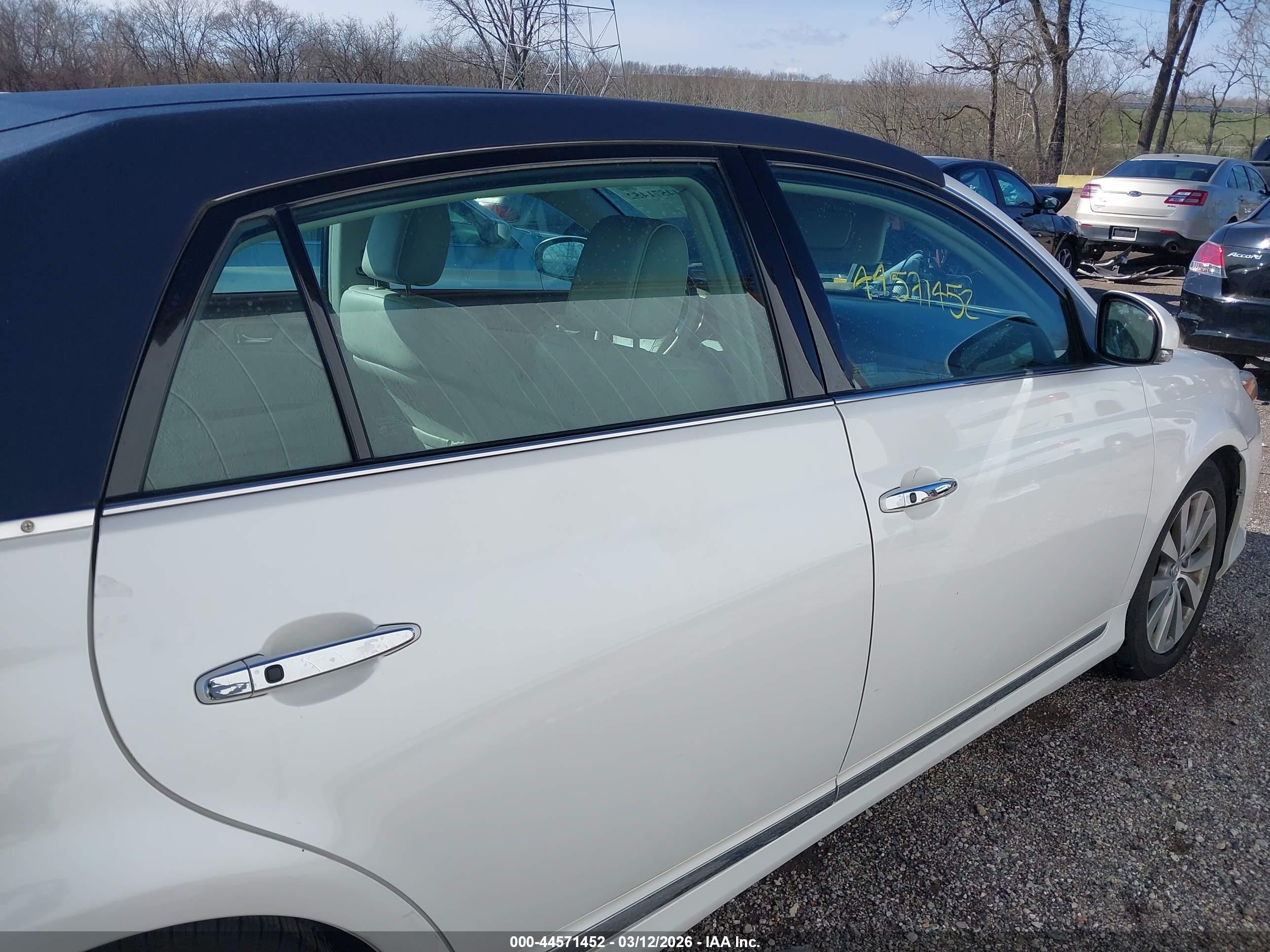2011 Toyota Avalon Limited Белый vin: 4T1BK3DB9BU382262
