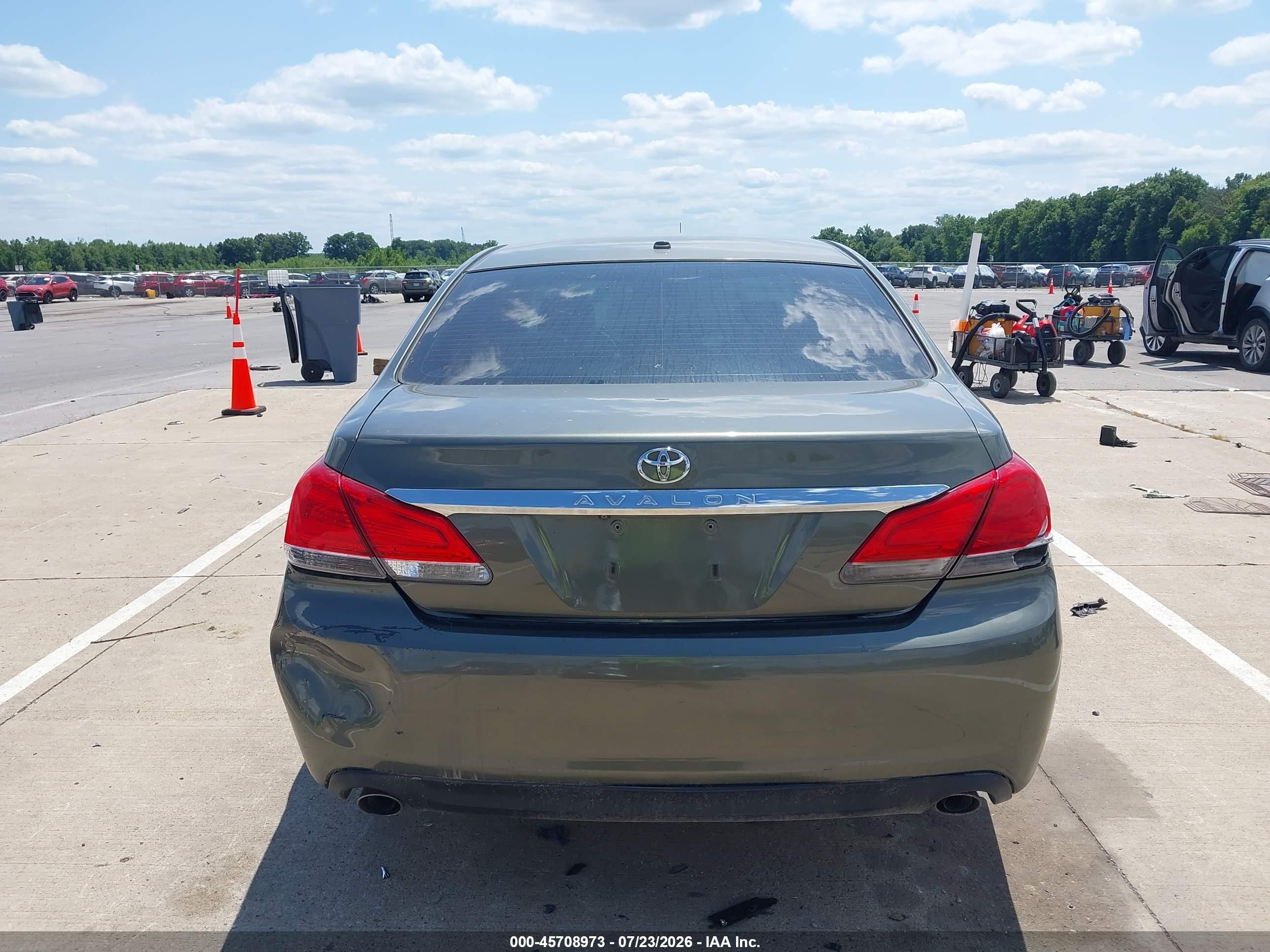 2011 Toyota Avalon Limited Teal vin: 4T1BK3DB9BU393682