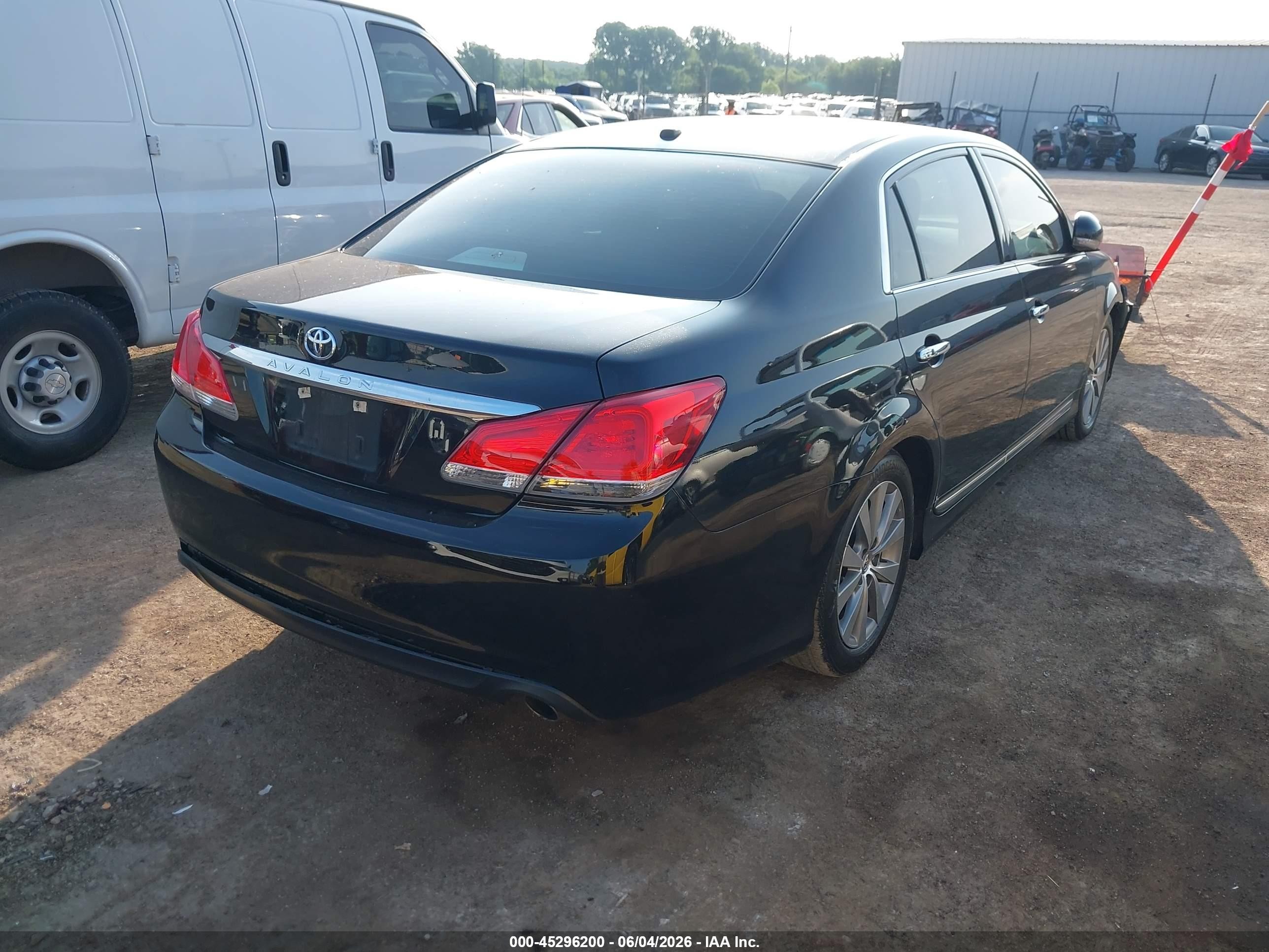 2011 Toyota Avalon Limited Black vin: 4T1BK3DB9BU396369