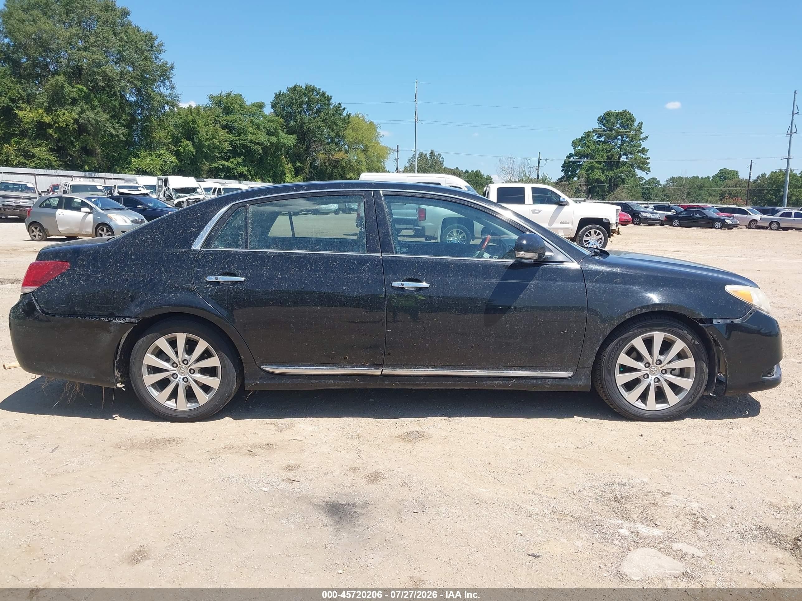 2011 Toyota Avalon Limited Black vin: 4T1BK3DB9BU409346