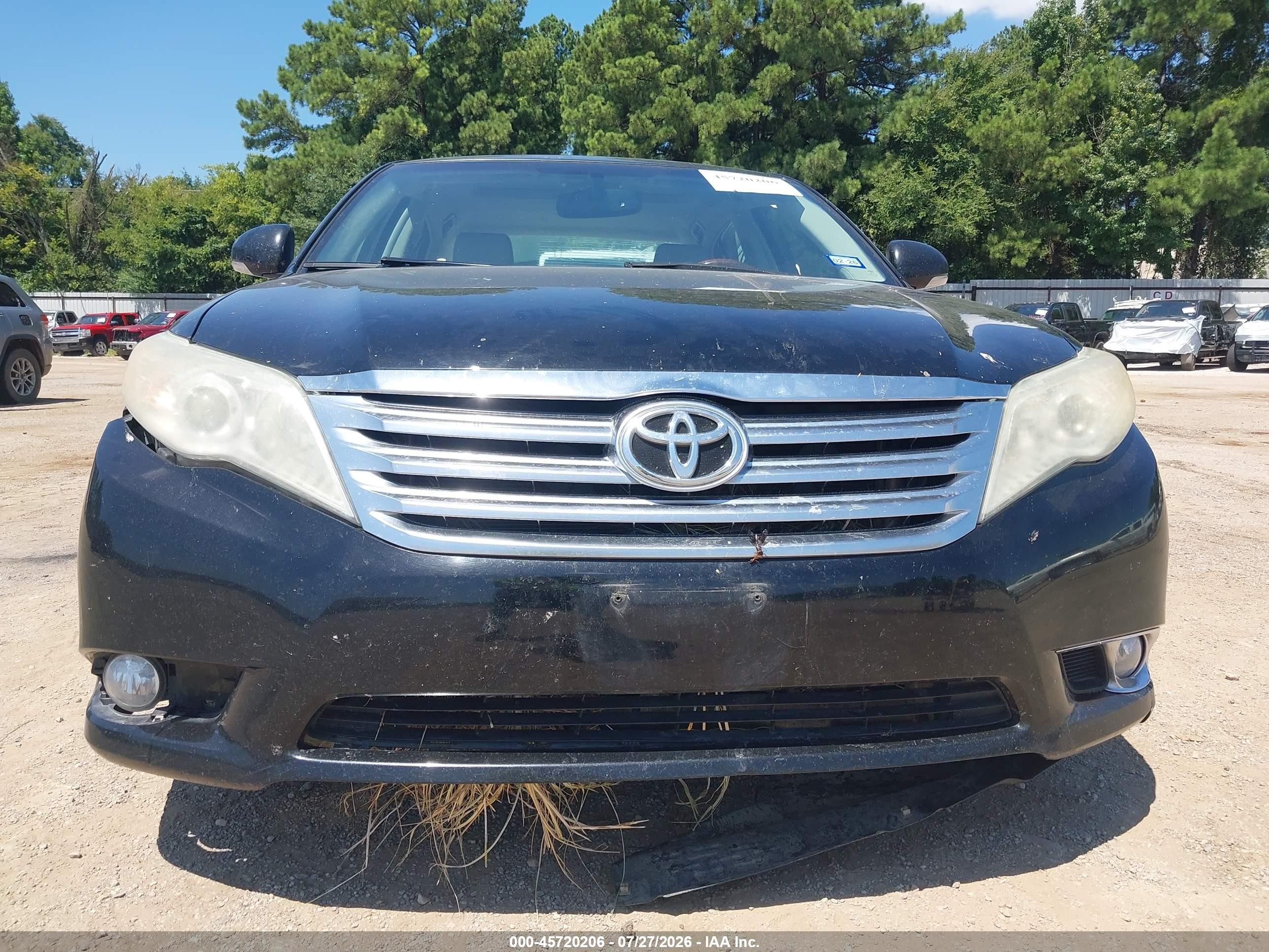 2011 Toyota Avalon Limited Black vin: 4T1BK3DB9BU409346