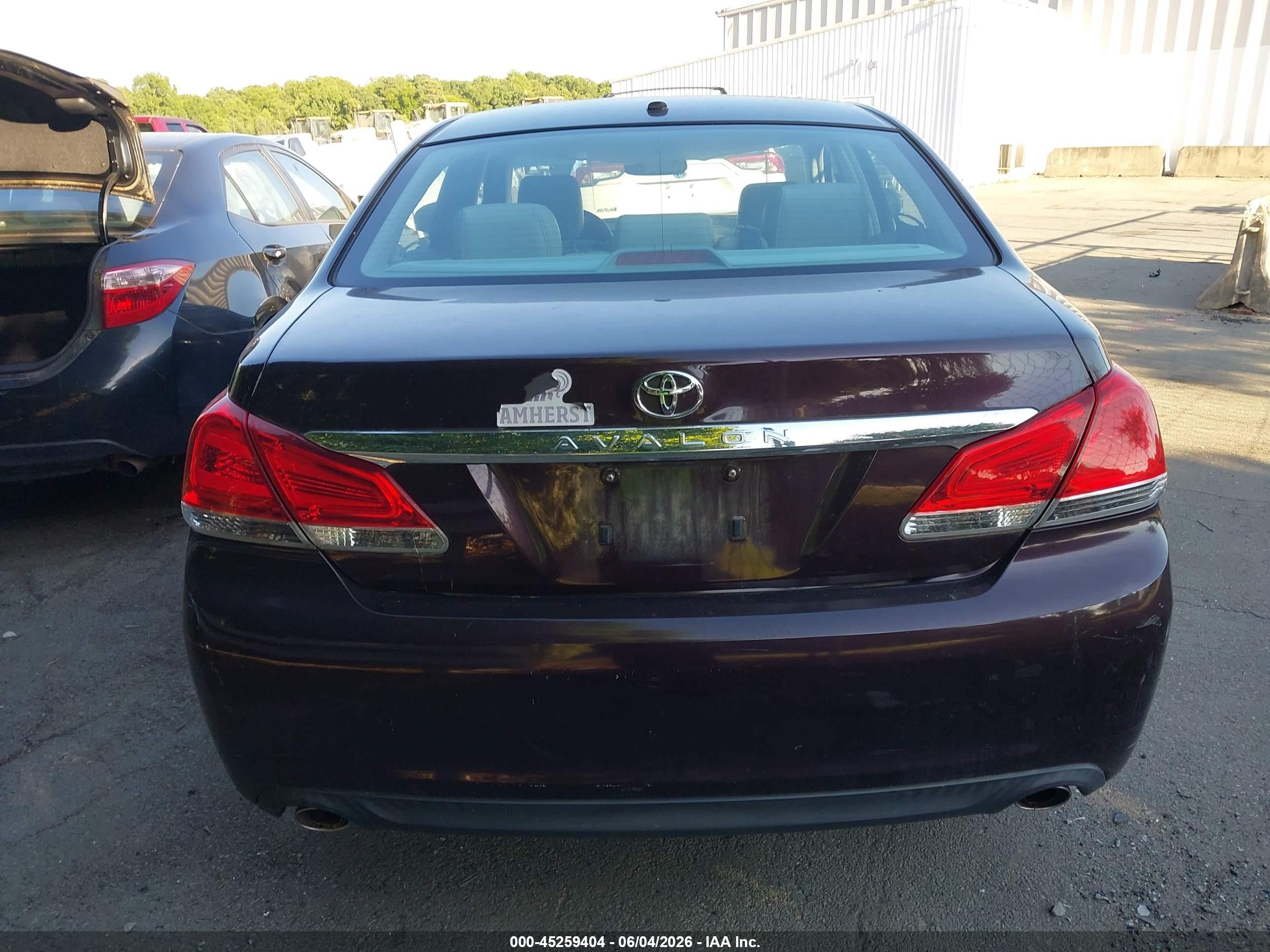 2011 Toyota Avalon Limited Purple vin: 4T1BK3DB9BU431007