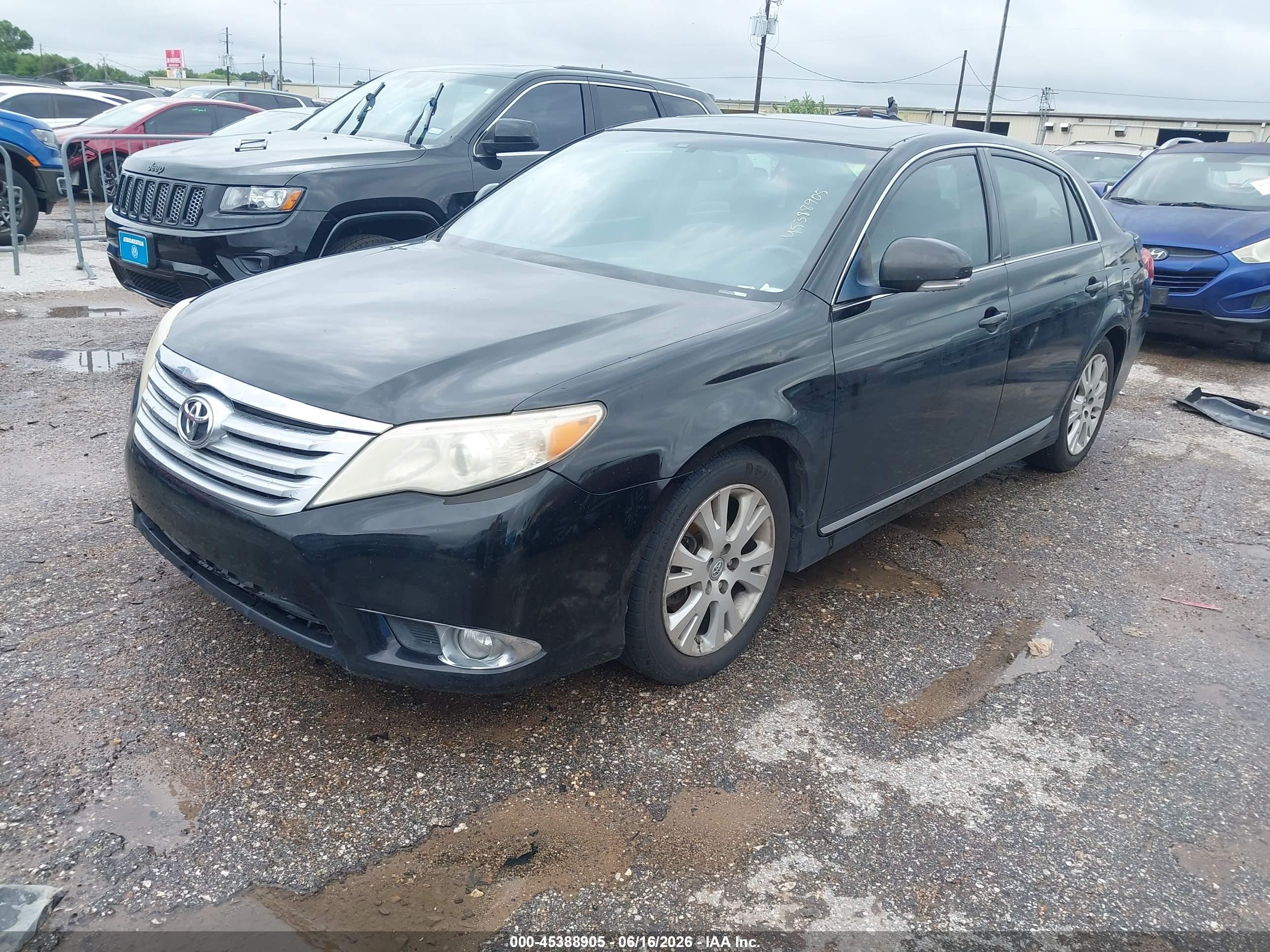 2011 Toyota Avalon   Черный vin: 4T1BK3DB9BU431136