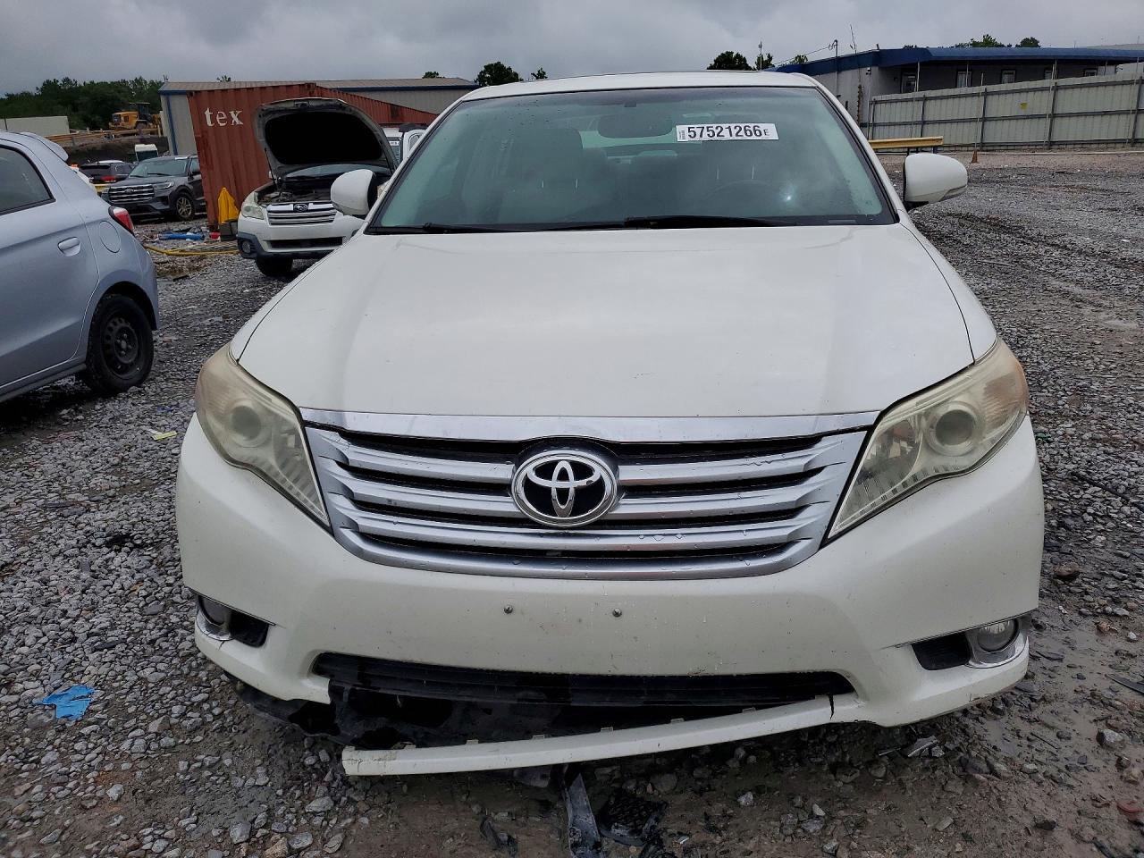 2011 Toyota Avalon Limited White vin: 4T1BK3DB9BU434683