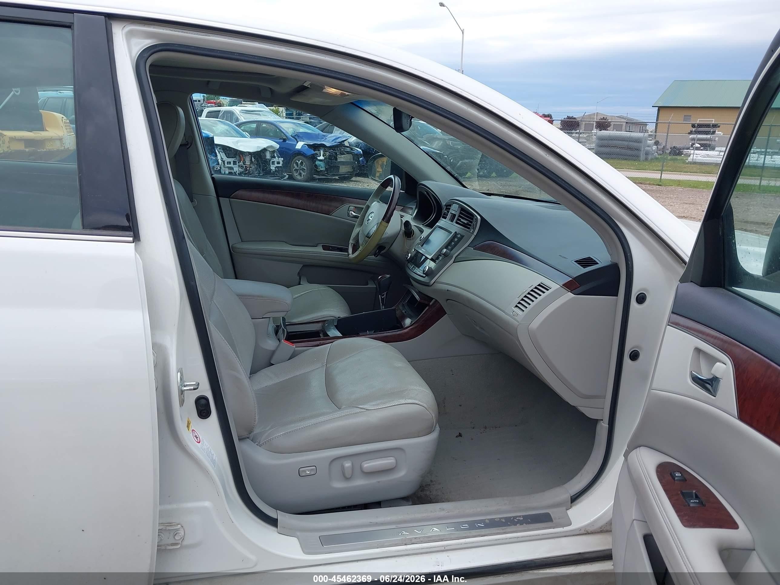 2011 Toyota Avalon Limited White vin: 4T1BK3DB9BU434859