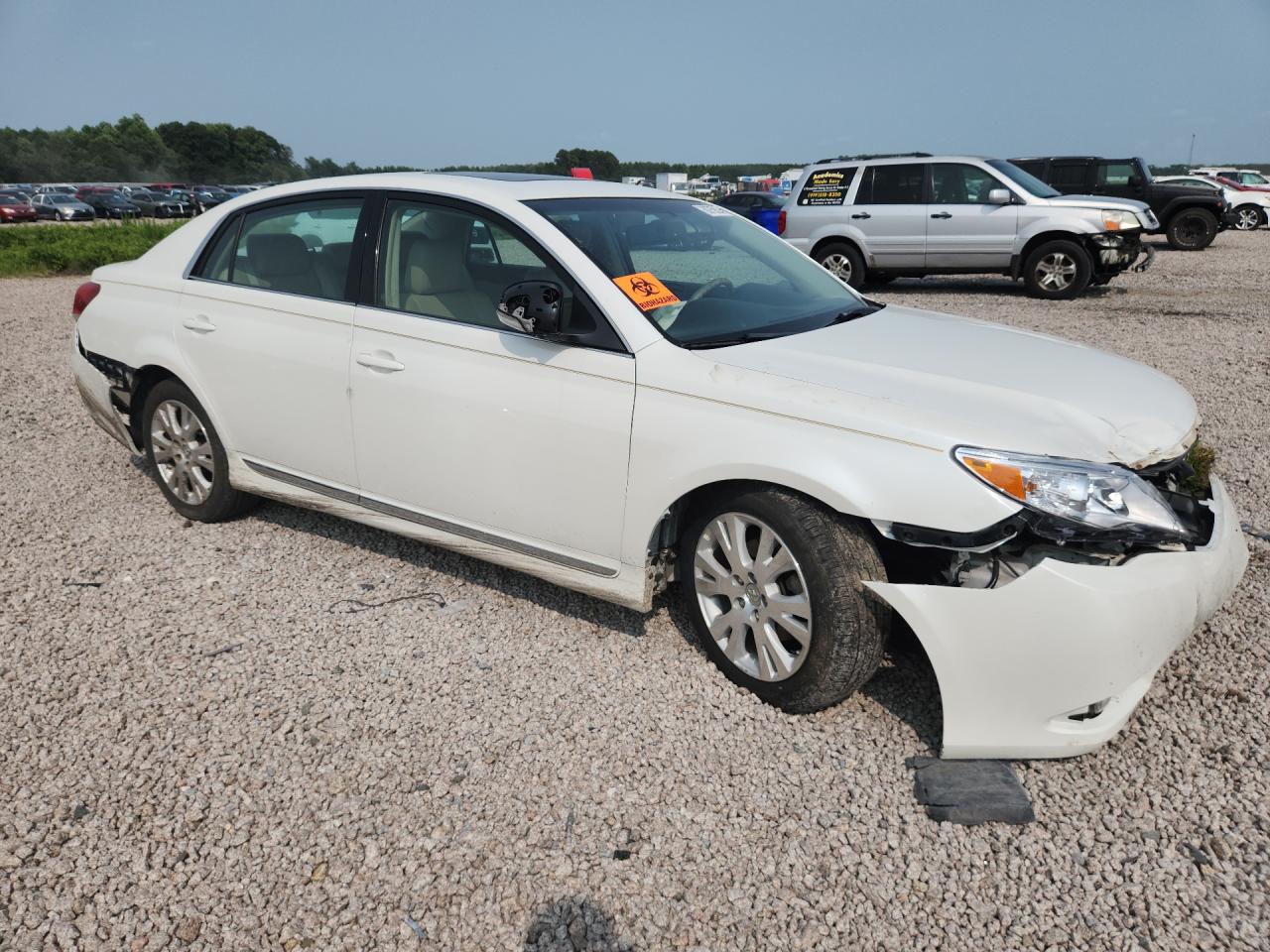 2011 Toyota Avalon Base White vin: 4T1BK3DB9BU436238