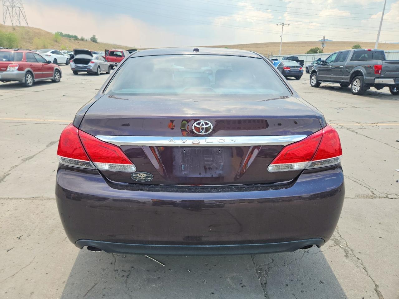 2011 Toyota Avalon Limited Бордовый vin: 4T1BK3DB9BU437342