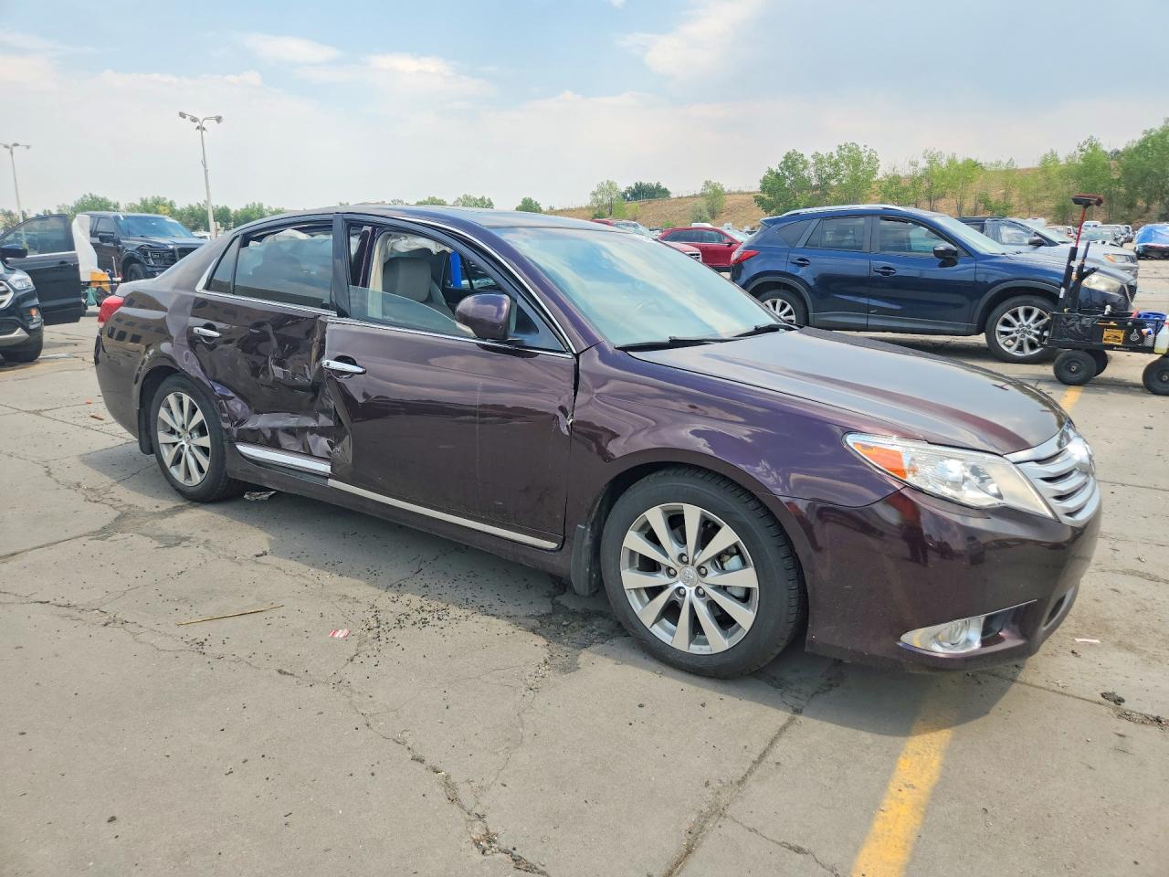 2011 Toyota Avalon Limited Бордовый vin: 4T1BK3DB9BU437342