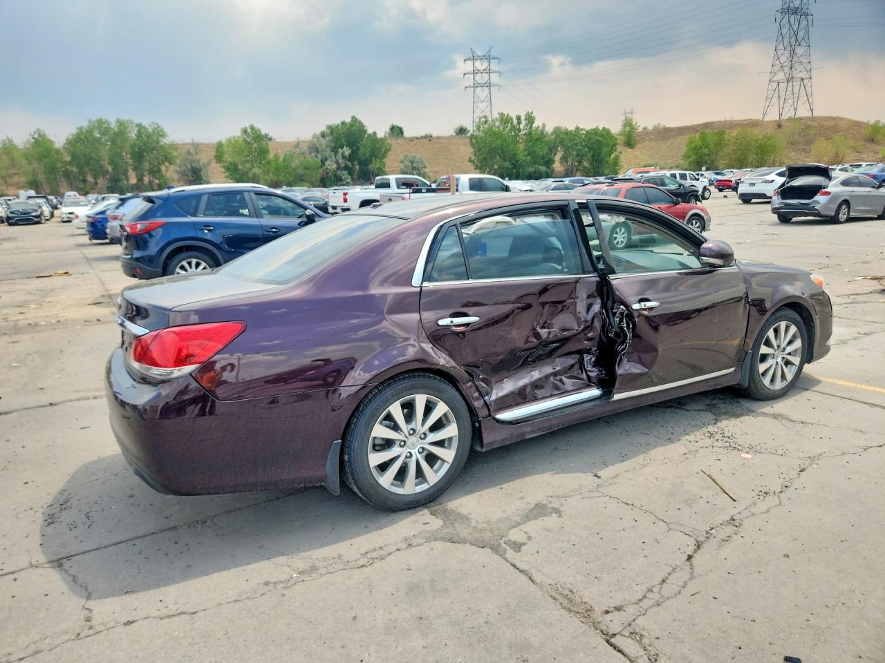 2011 Toyota Avalon Limited Бордовый vin: 4T1BK3DB9BU437342