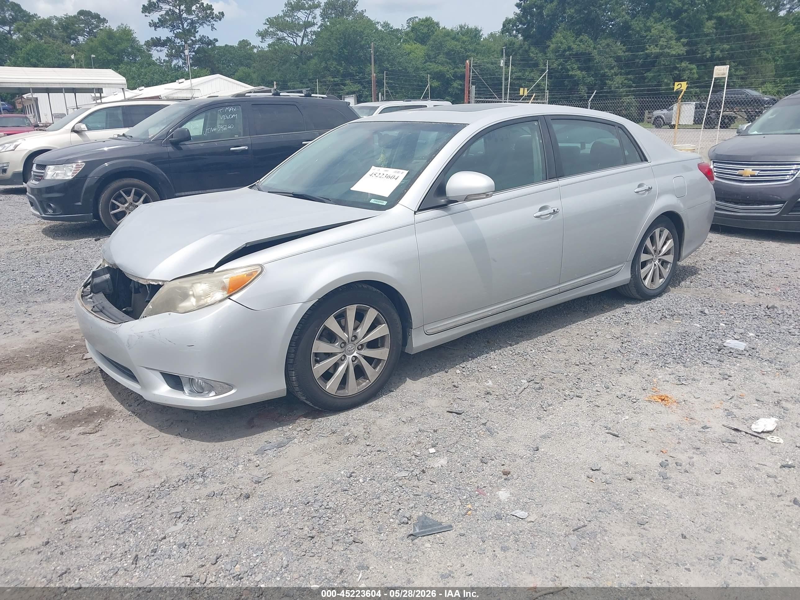 2011 Toyota Avalon Limited Silver vin: 4T1BK3DB9BU439625