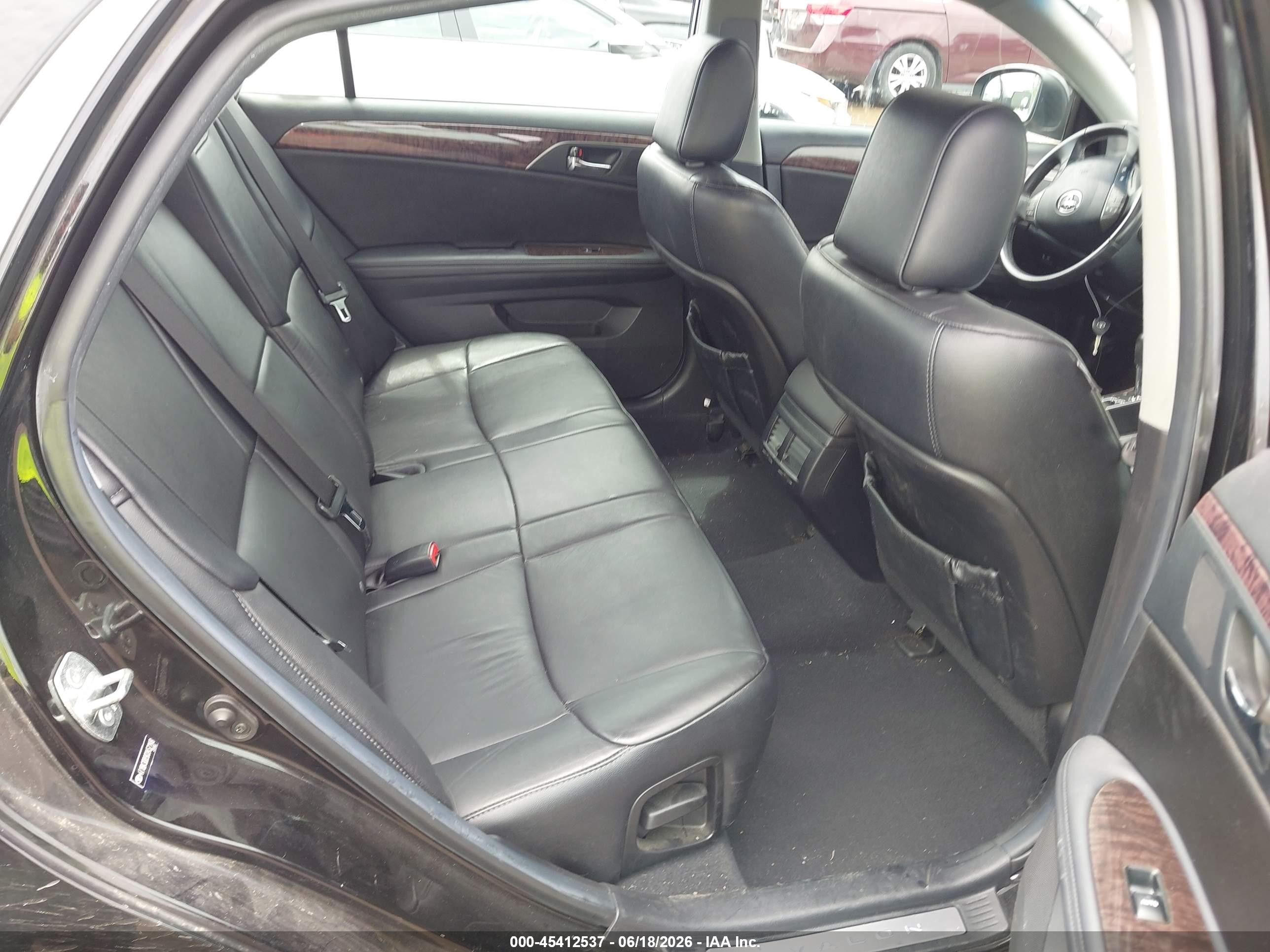 2012 Toyota Avalon   Black vin: 4T1BK3DB9CU452148