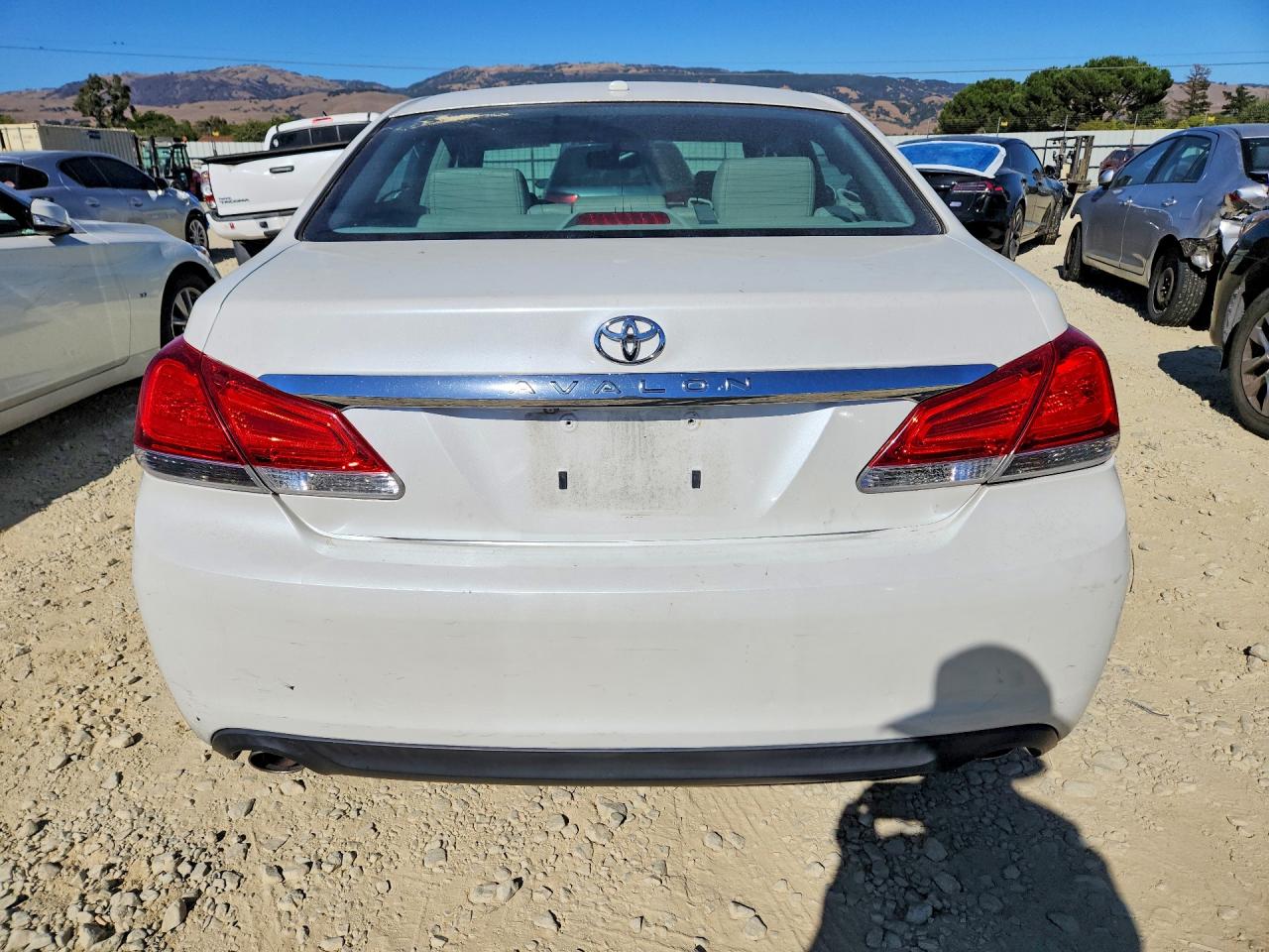 2012 Toyota Avalon Base White vin: 4T1BK3DB9CU453364