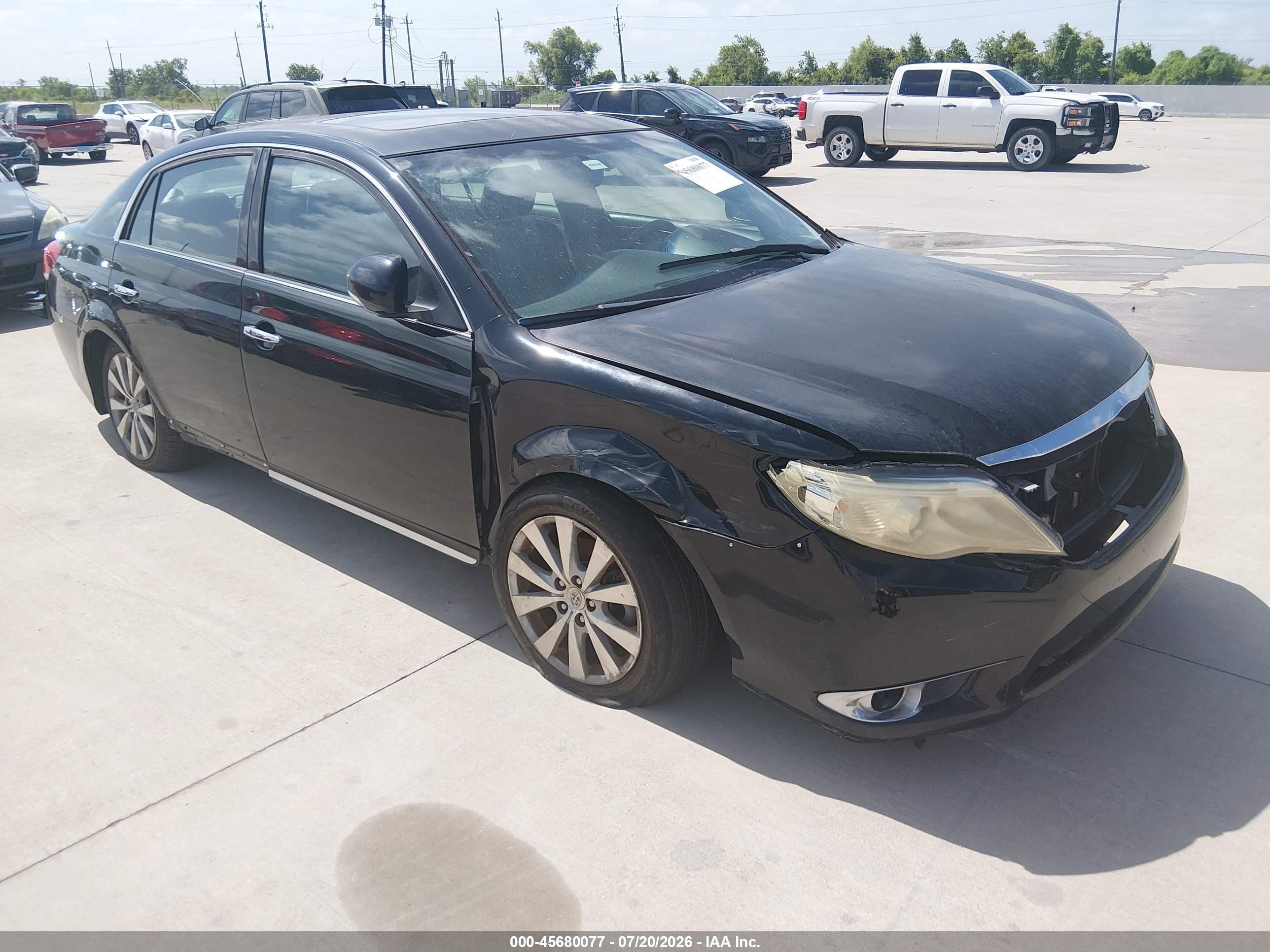 2012 Toyota Avalon Limited Black vin: 4T1BK3DB9CU455051