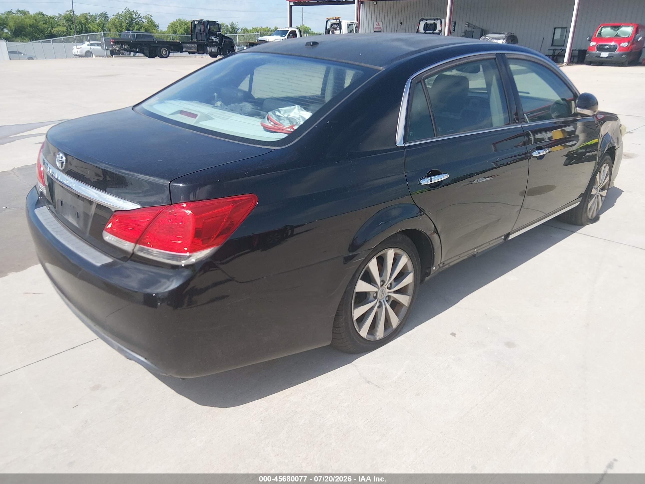 2012 Toyota Avalon Limited Black vin: 4T1BK3DB9CU455051