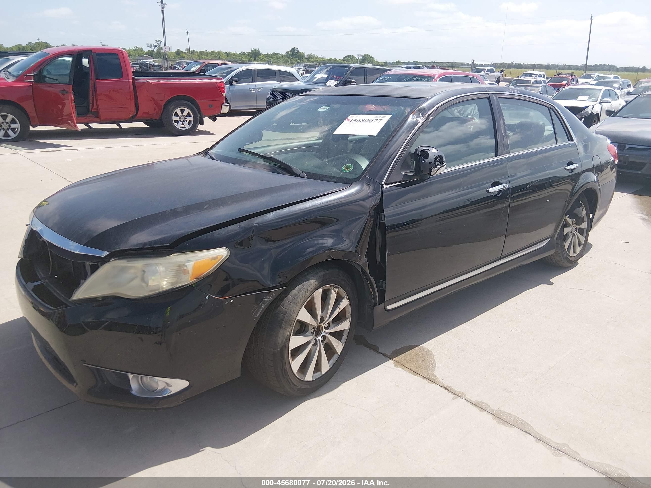 2012 Toyota Avalon Limited Black vin: 4T1BK3DB9CU455051
