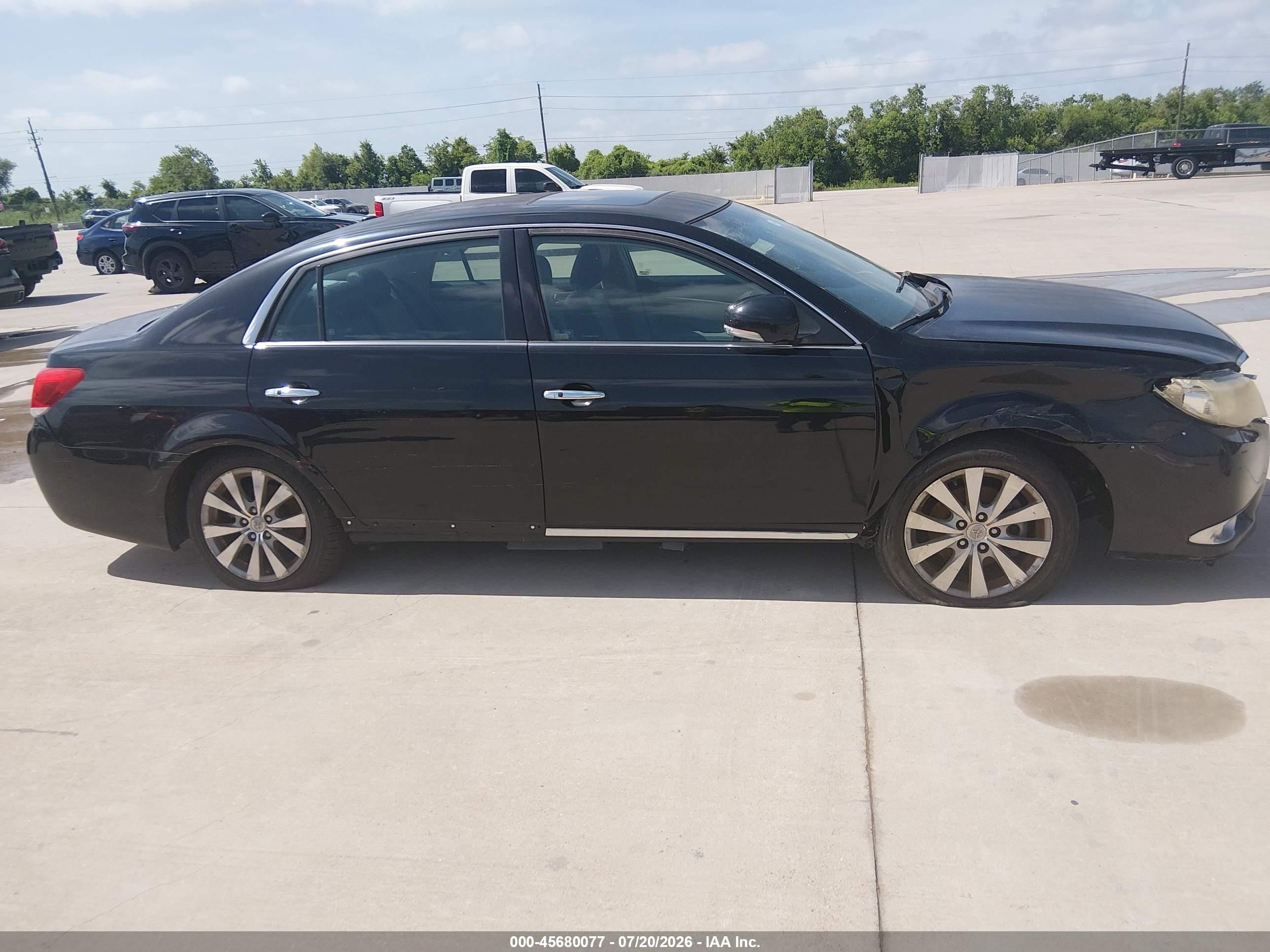 2012 Toyota Avalon Limited Black vin: 4T1BK3DB9CU455051