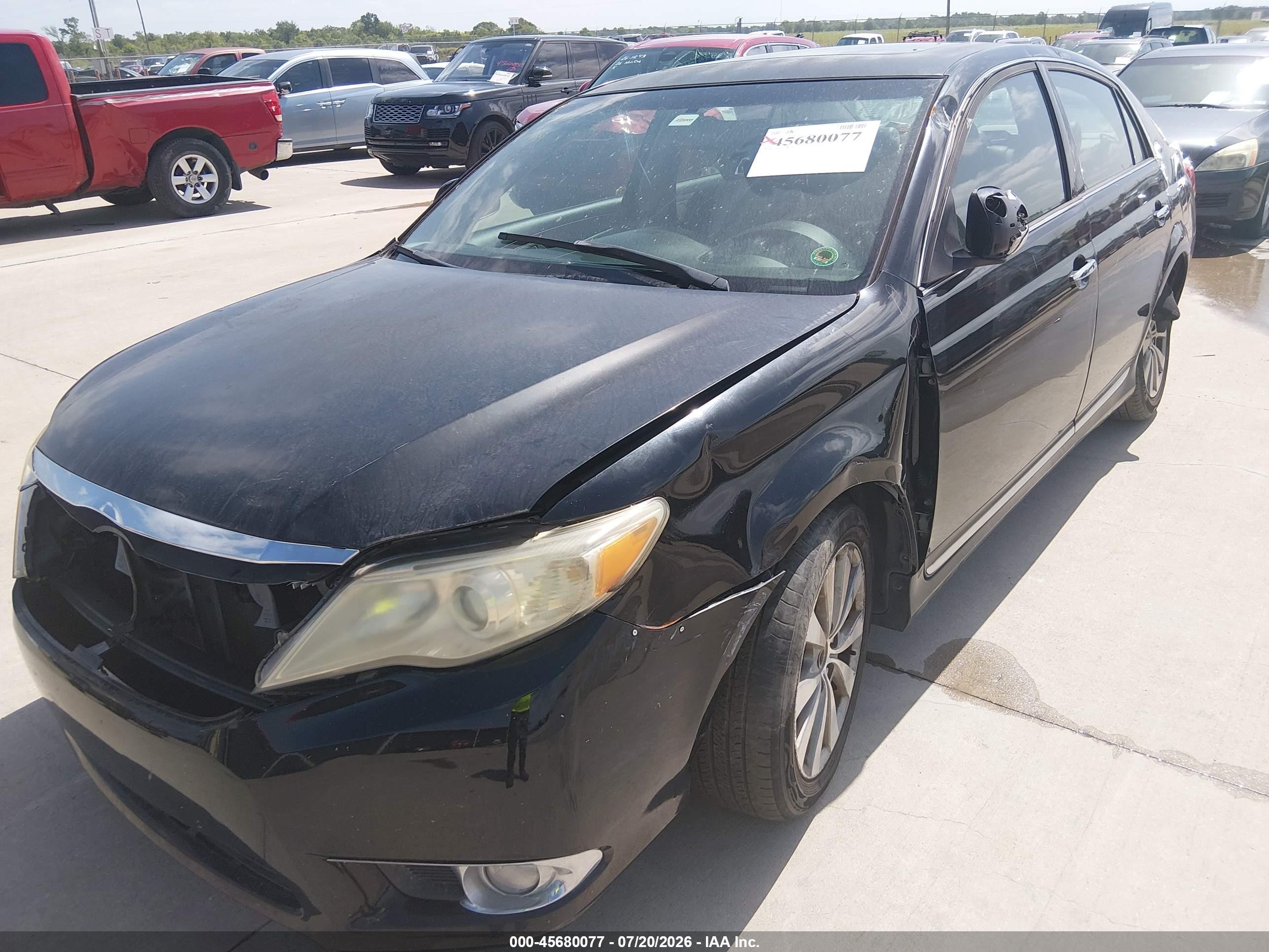 2012 Toyota Avalon Limited Black vin: 4T1BK3DB9CU455051