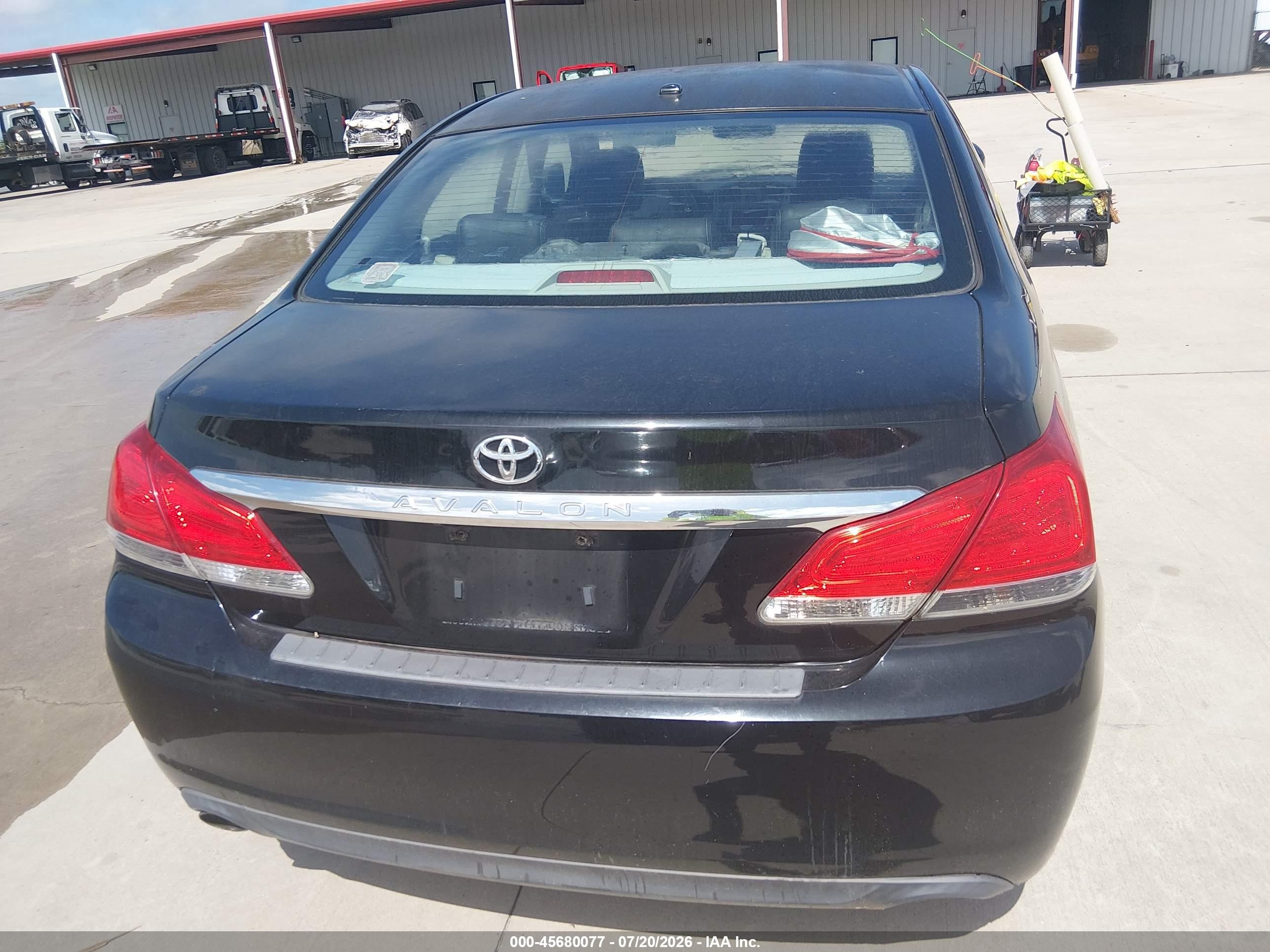 2012 Toyota Avalon Limited Black vin: 4T1BK3DB9CU455051