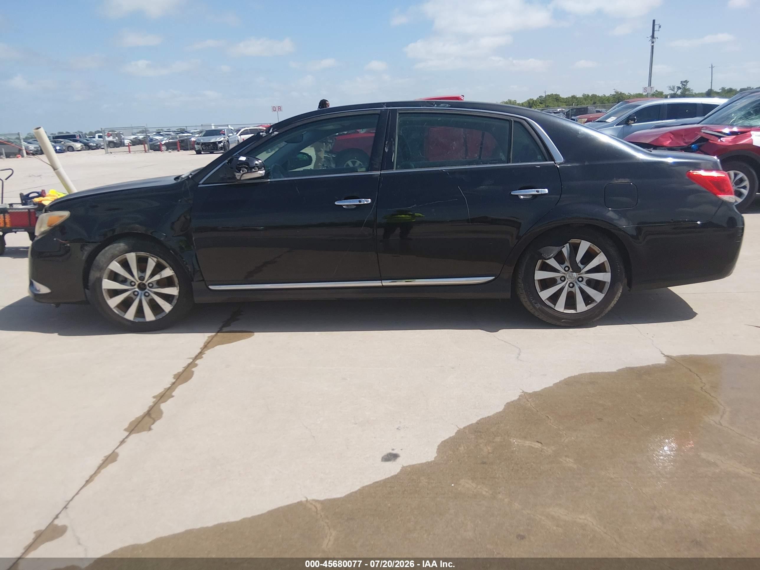 2012 Toyota Avalon Limited Black vin: 4T1BK3DB9CU455051