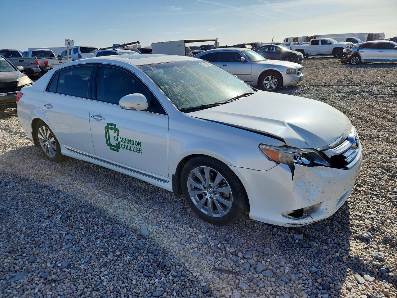 2012 Toyota Avalon Limited White vin: 4T1BK3DB9CU455566