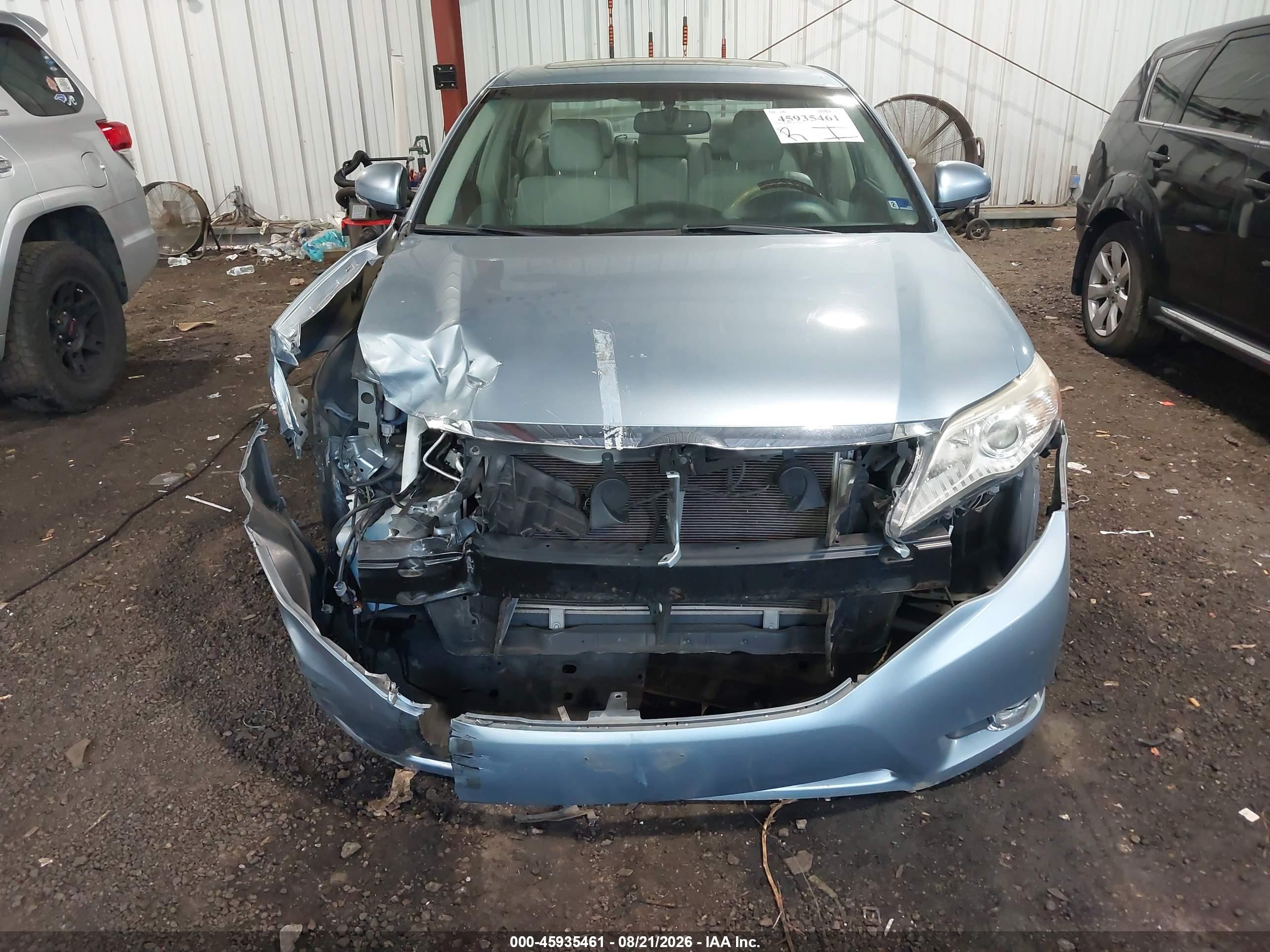 2012 Toyota Avalon Limited Light Blue vin: 4T1BK3DB9CU467720