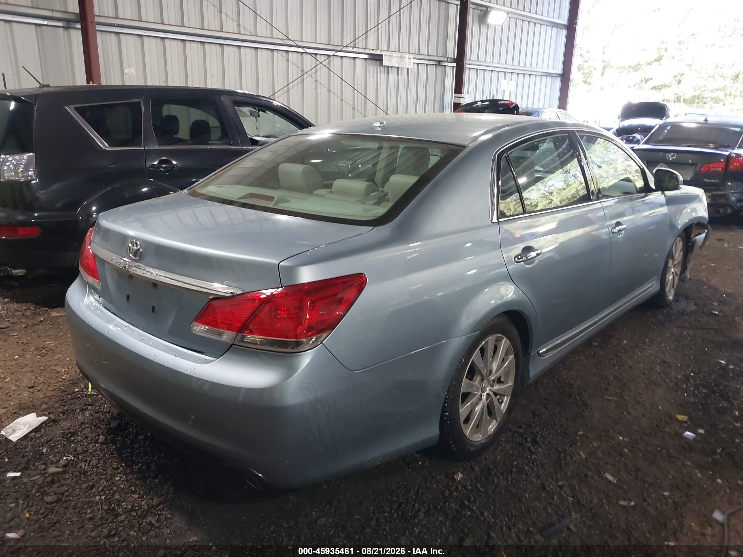 2012 Toyota Avalon Limited Light Blue vin: 4T1BK3DB9CU467720