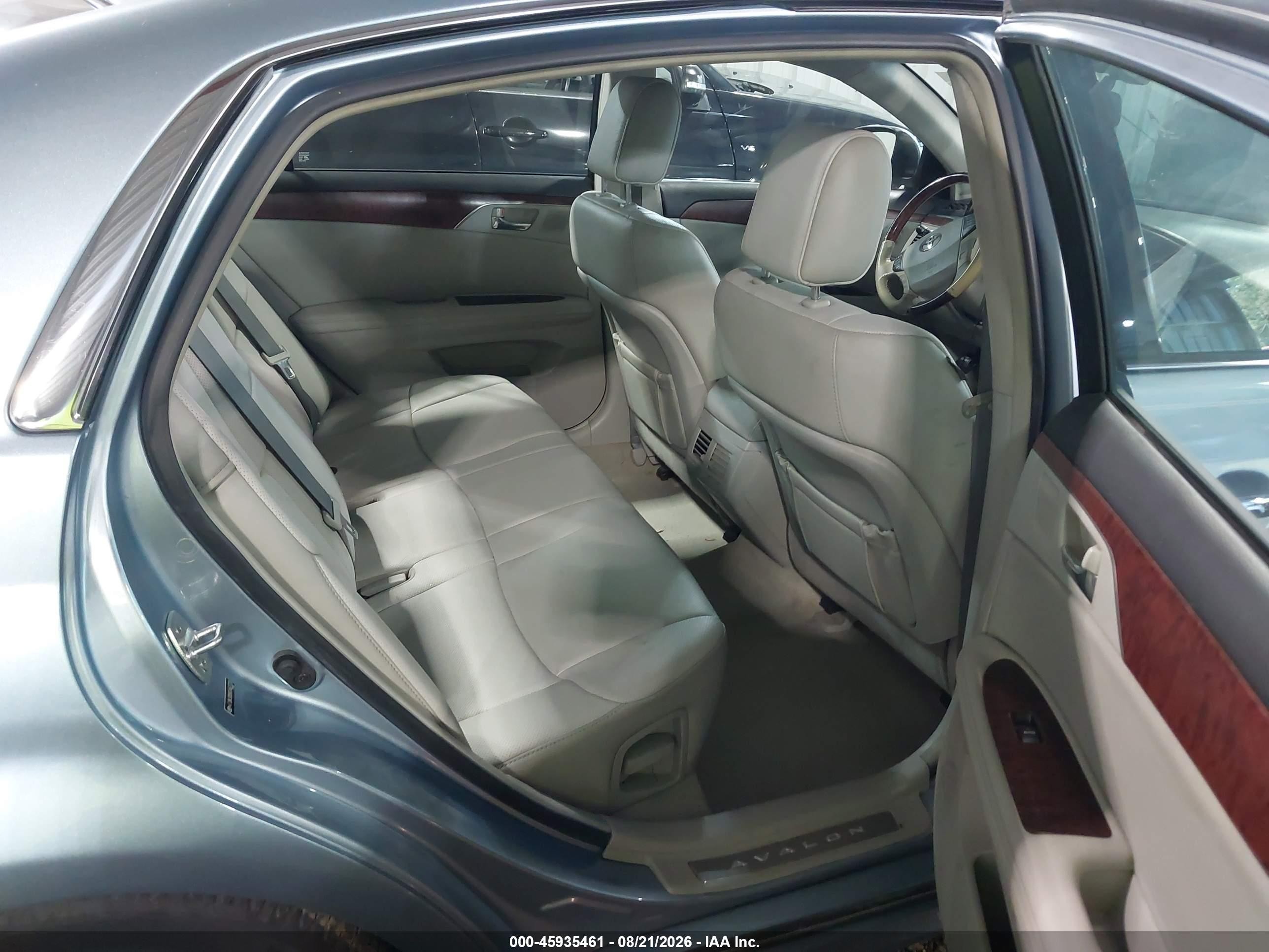2012 Toyota Avalon Limited Light Blue vin: 4T1BK3DB9CU467720