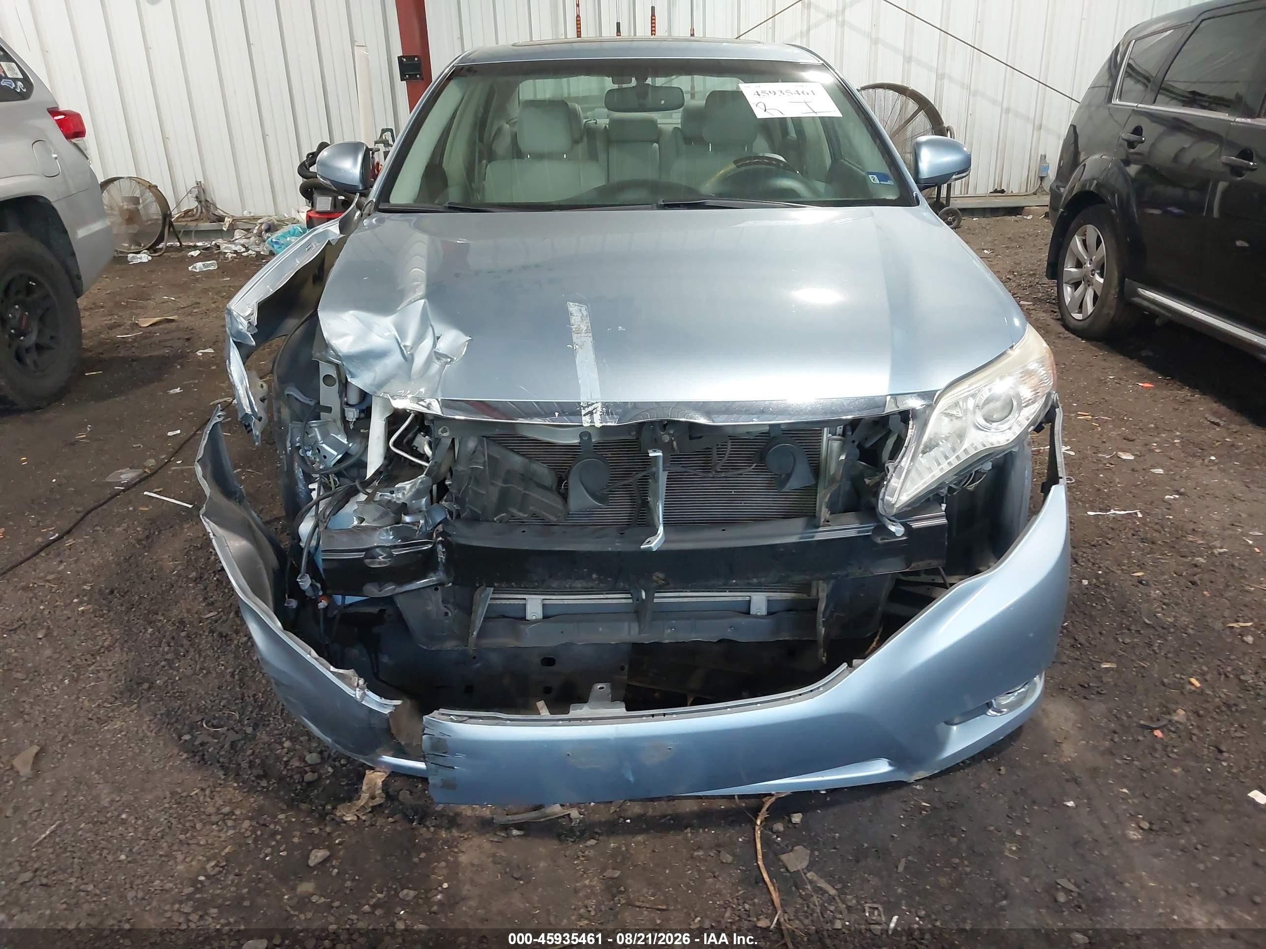 2012 Toyota Avalon Limited Light Blue vin: 4T1BK3DB9CU467720