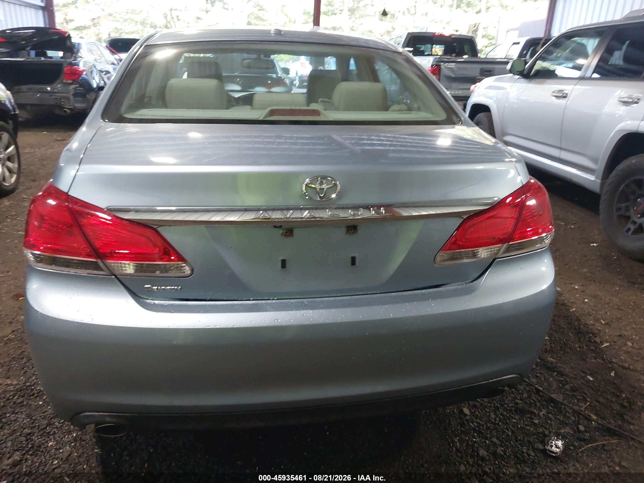 2012 Toyota Avalon Limited Light Blue vin: 4T1BK3DB9CU467720