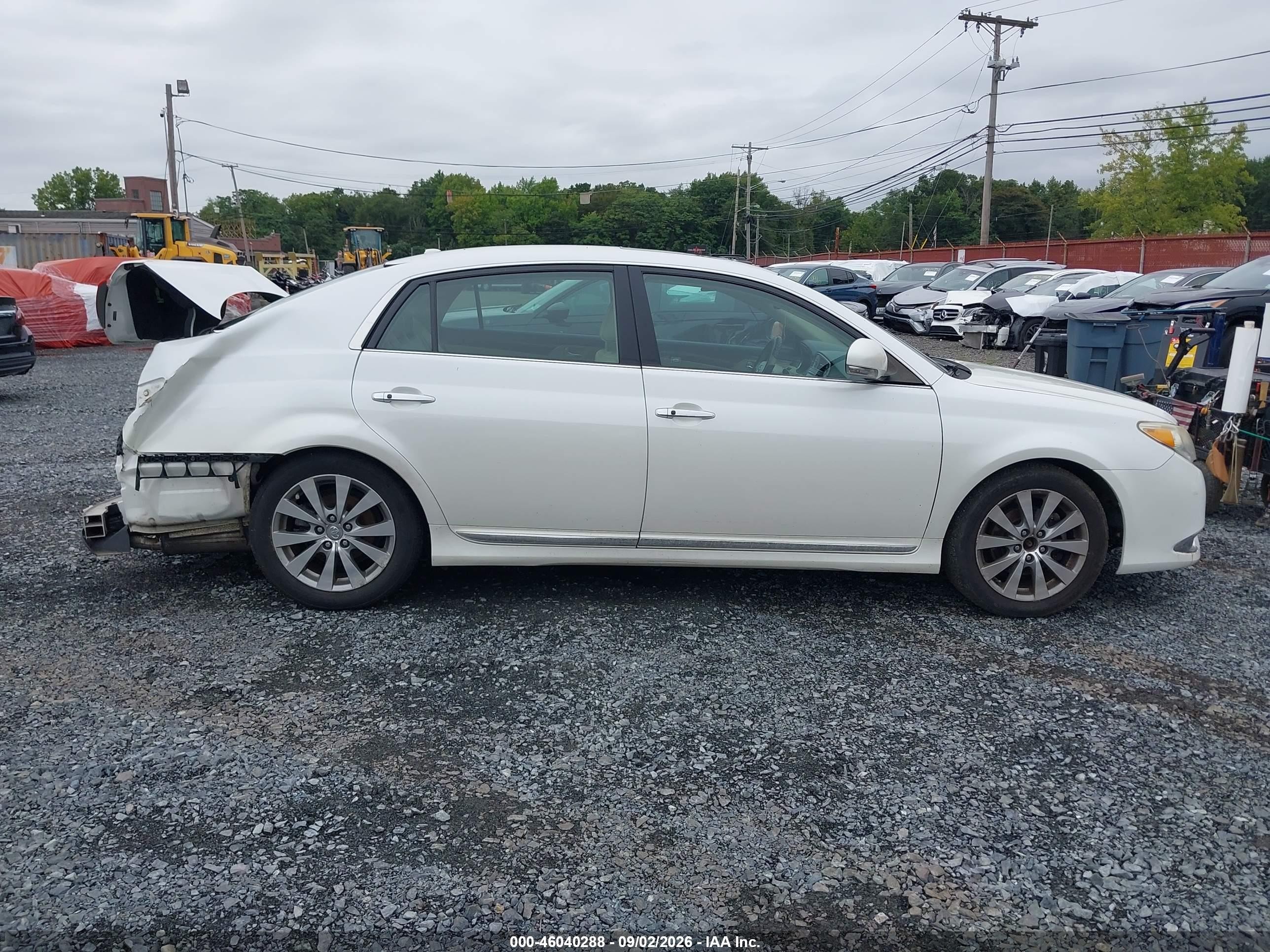 2012 Toyota Avalon Limited White vin: 4T1BK3DB9CU473632
