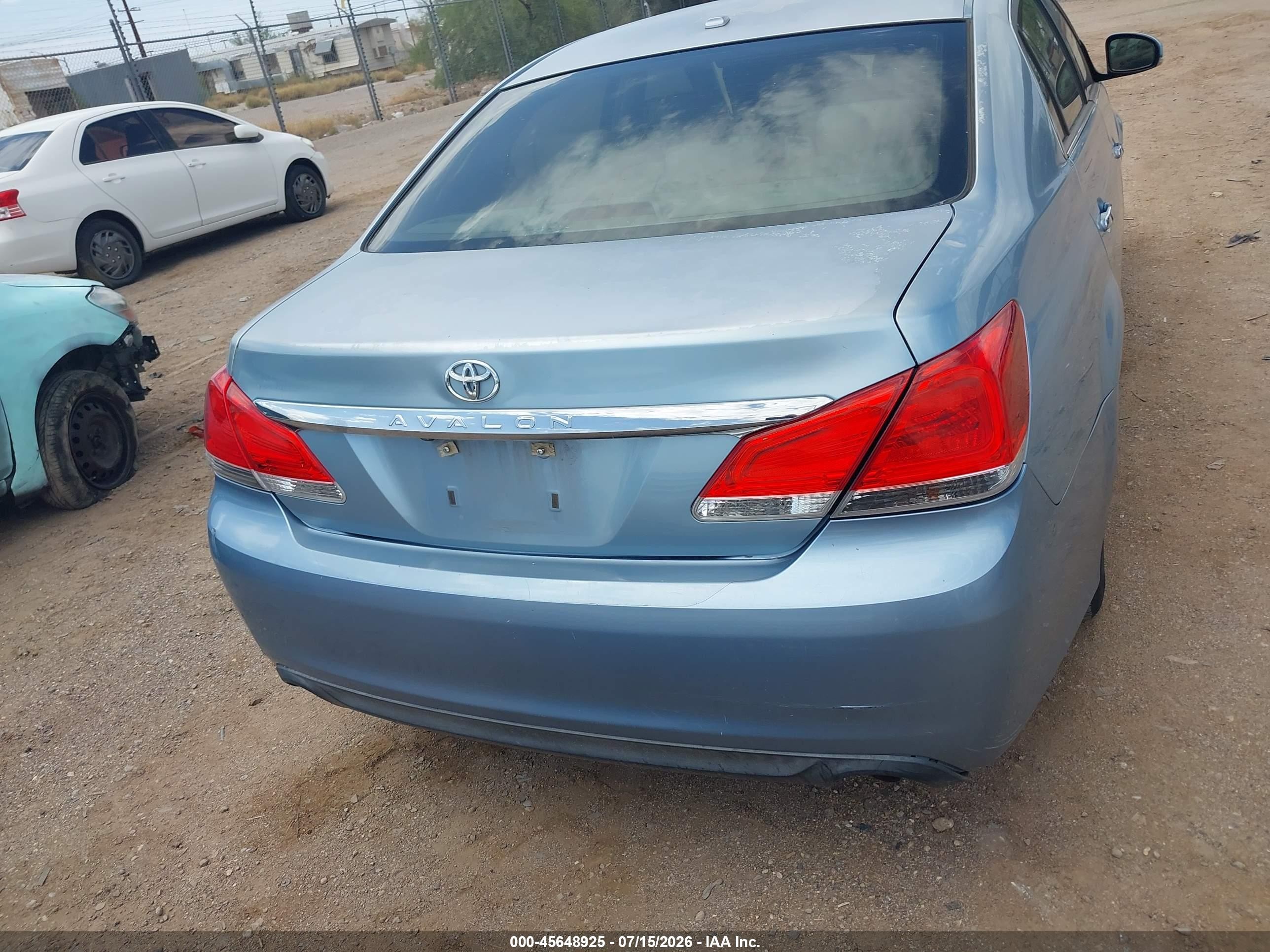 2011 Toyota Avalon Limited Blue vin: 4T1BK3DBXBU371254