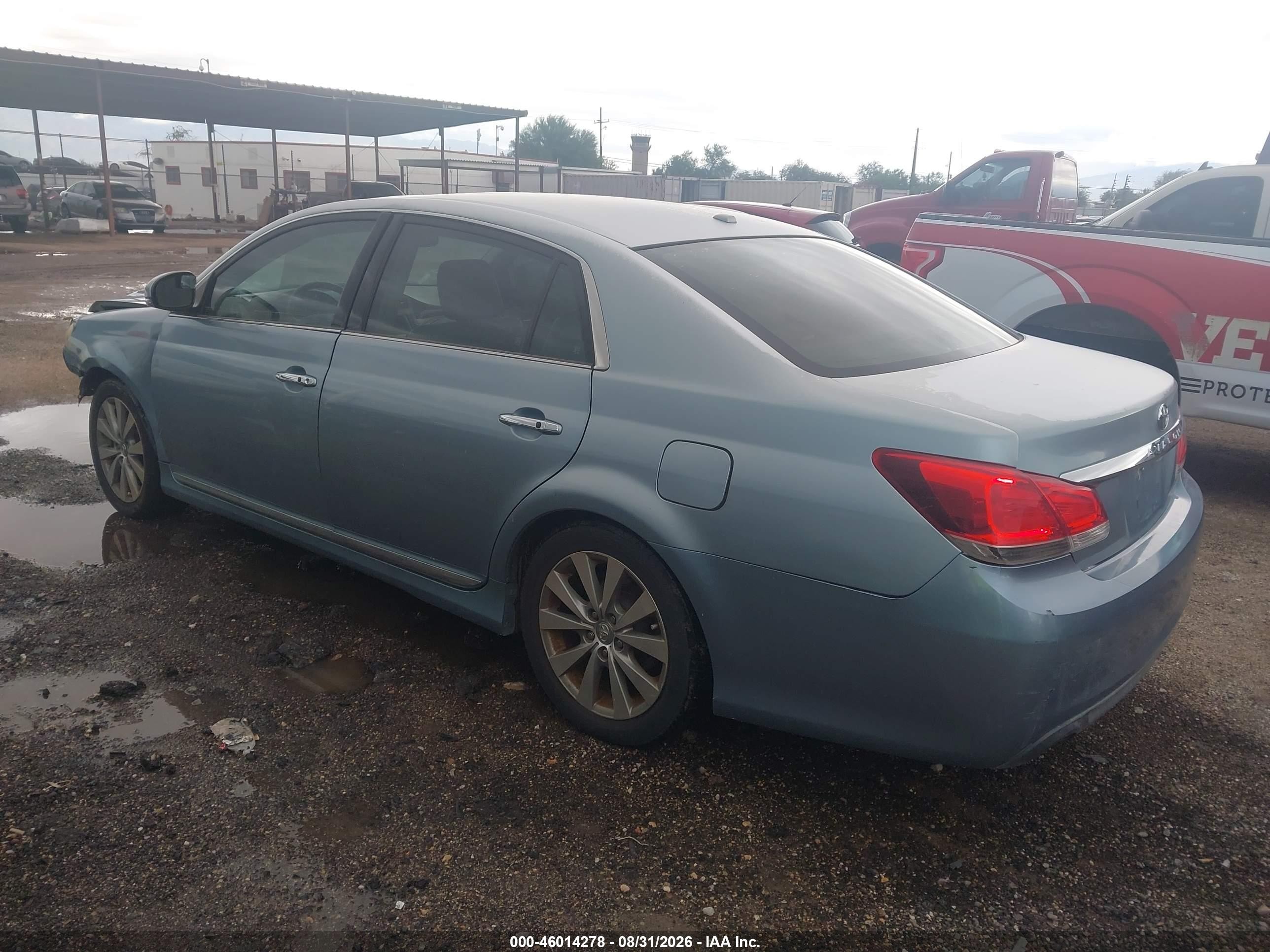 2011 Toyota Avalon Limited Light Blue vin: 4T1BK3DBXBU371254